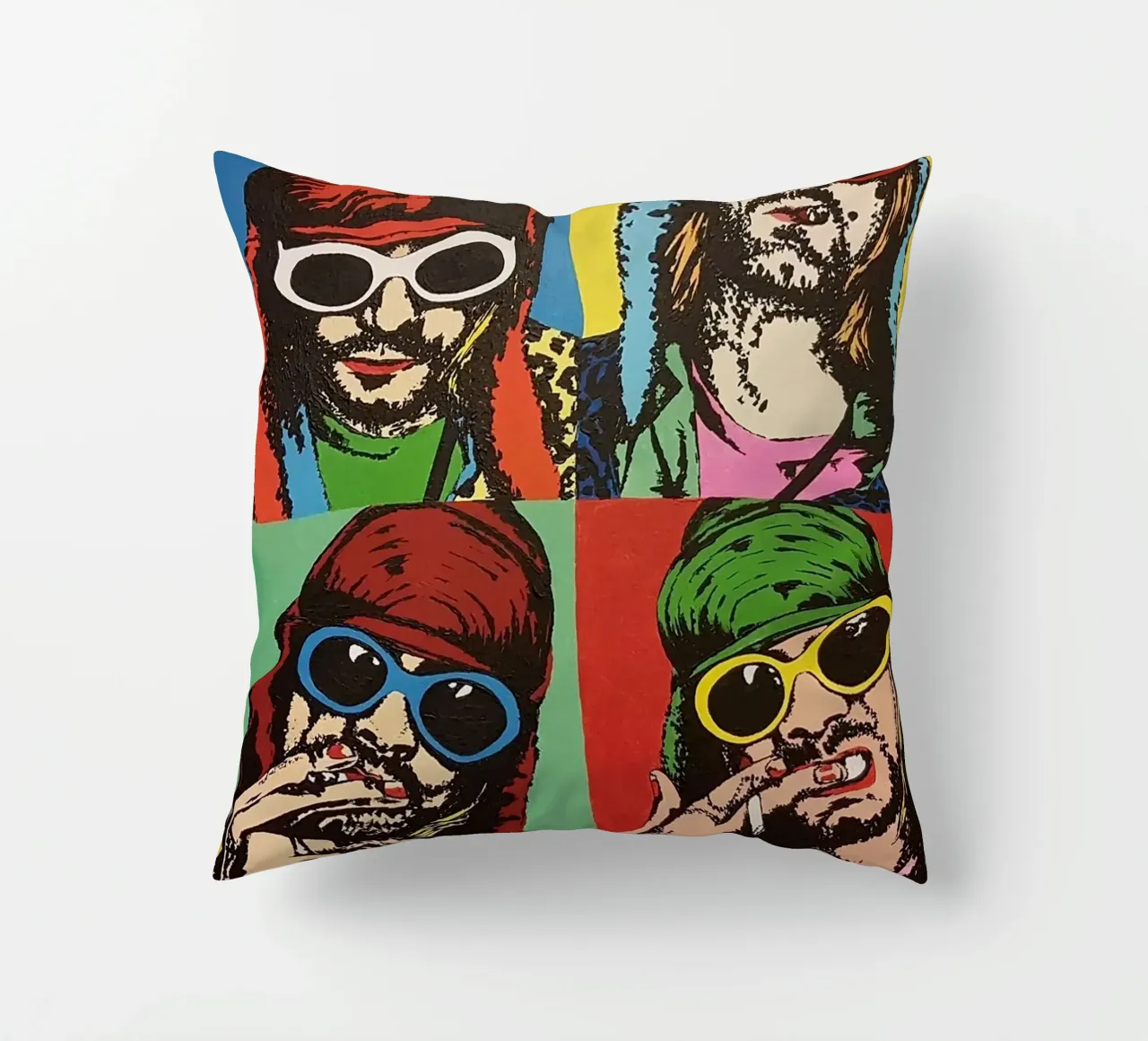 Kurt Cobain Nirvana pop art cuscino da avissta