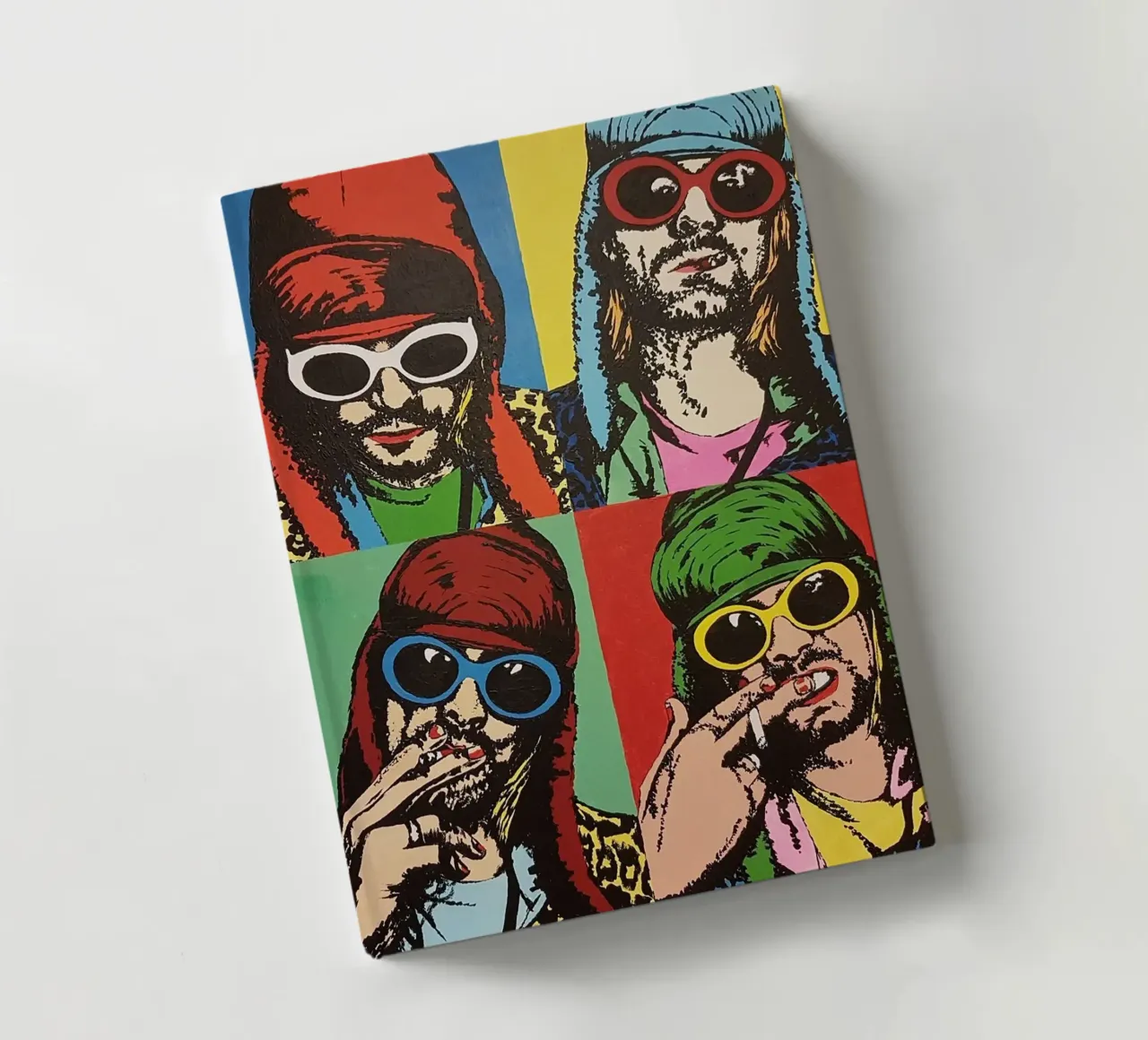 Kurt Cobain Nirvana pop art notebook by avissta