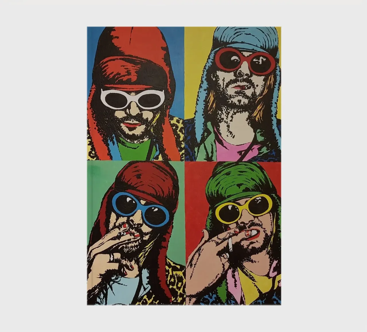 Kurt Cobain Nirvana pop art notebook by avissta