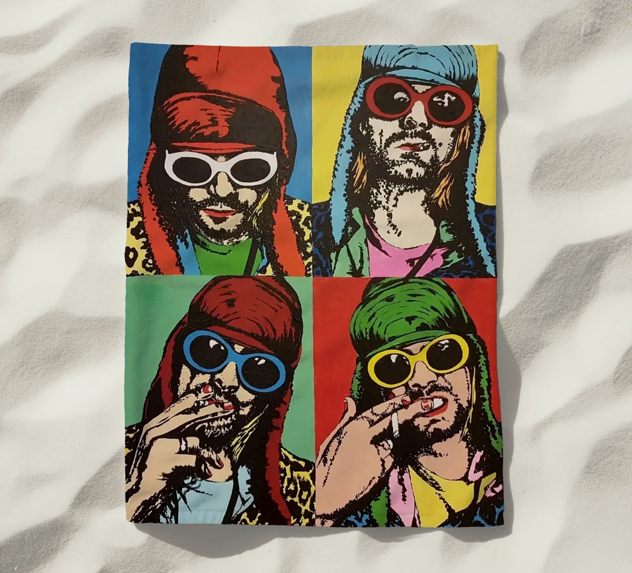 Kurt Cobain Nirvana pop art telo mare da avissta