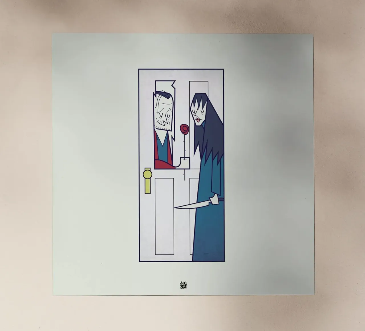 Let me come in pellicola backlit da Ale Giorgini