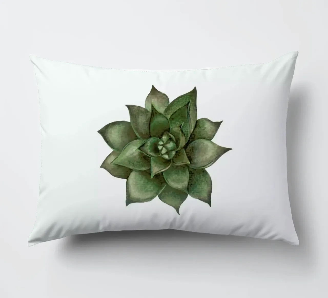 Cornflower 1 decorative cushion by Maria Vdovichenko