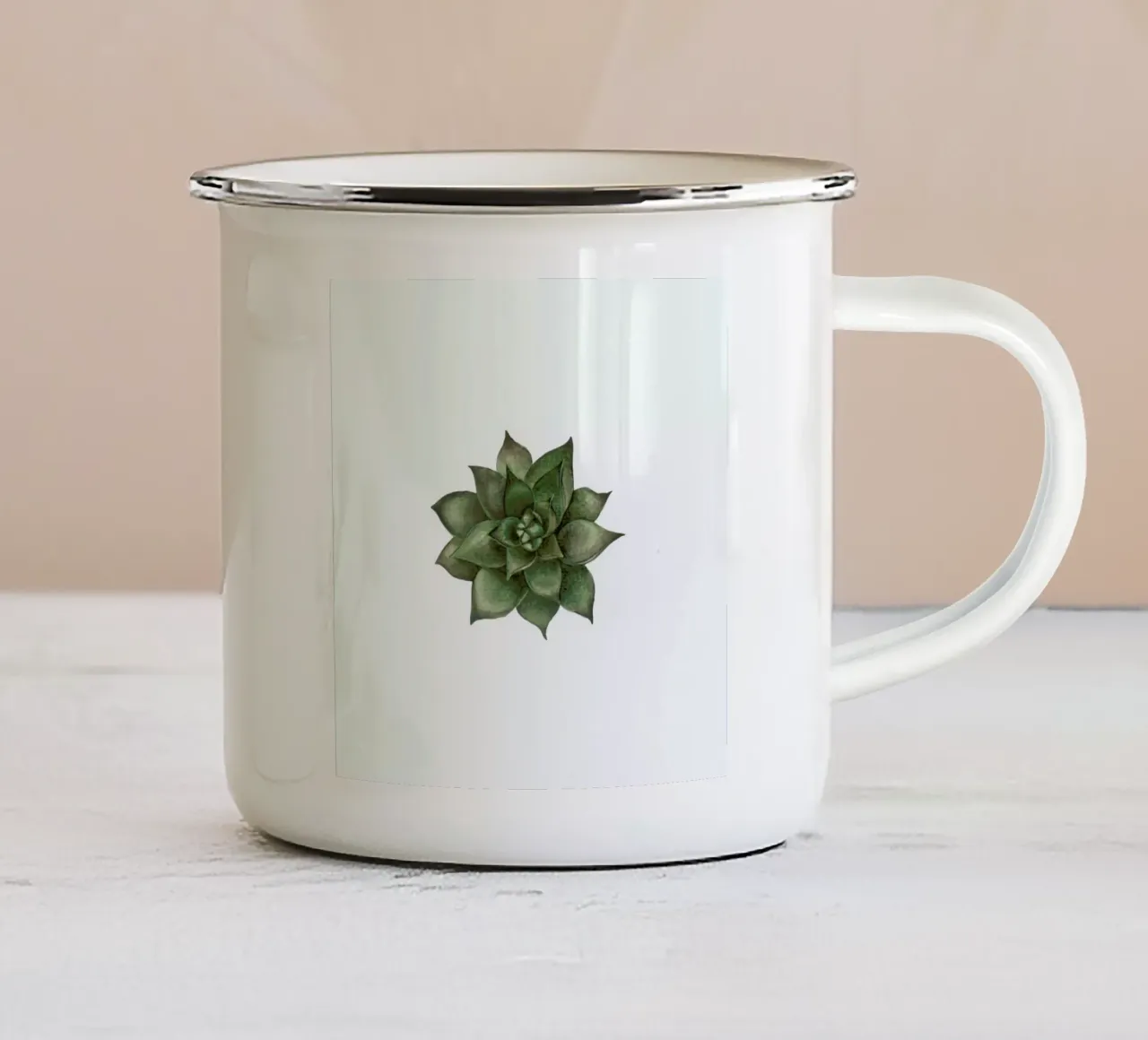 Cornflower 1 tazza in smalto da Maria Vdovichenko