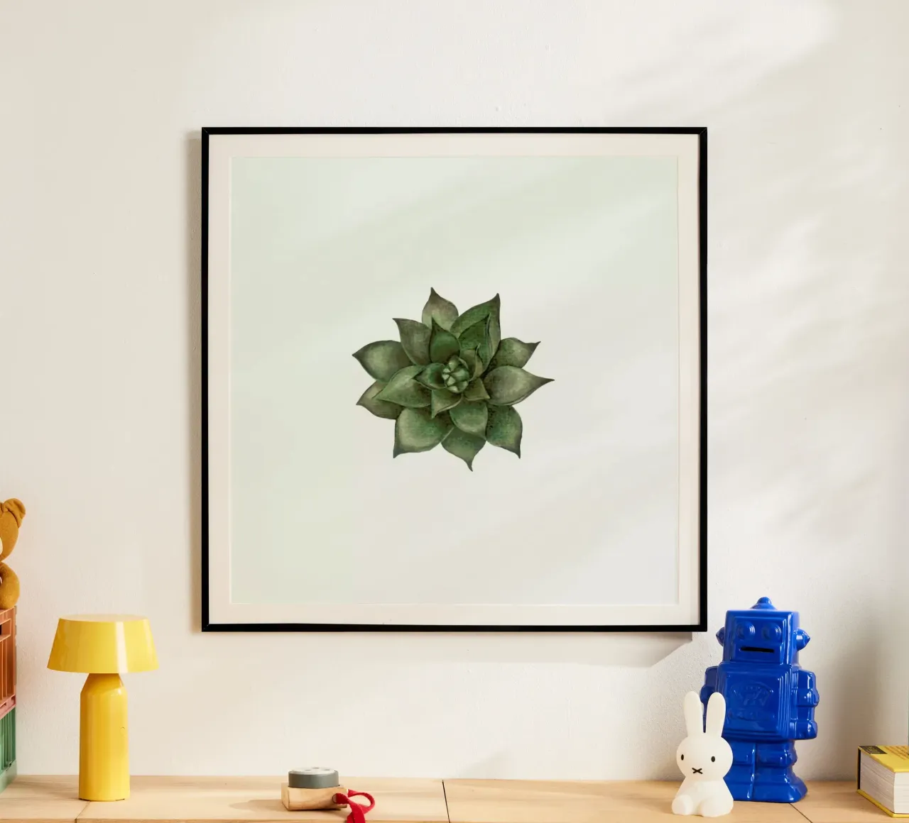 Cornflower 1 poster con telaio in legno da Maria Vdovichenko