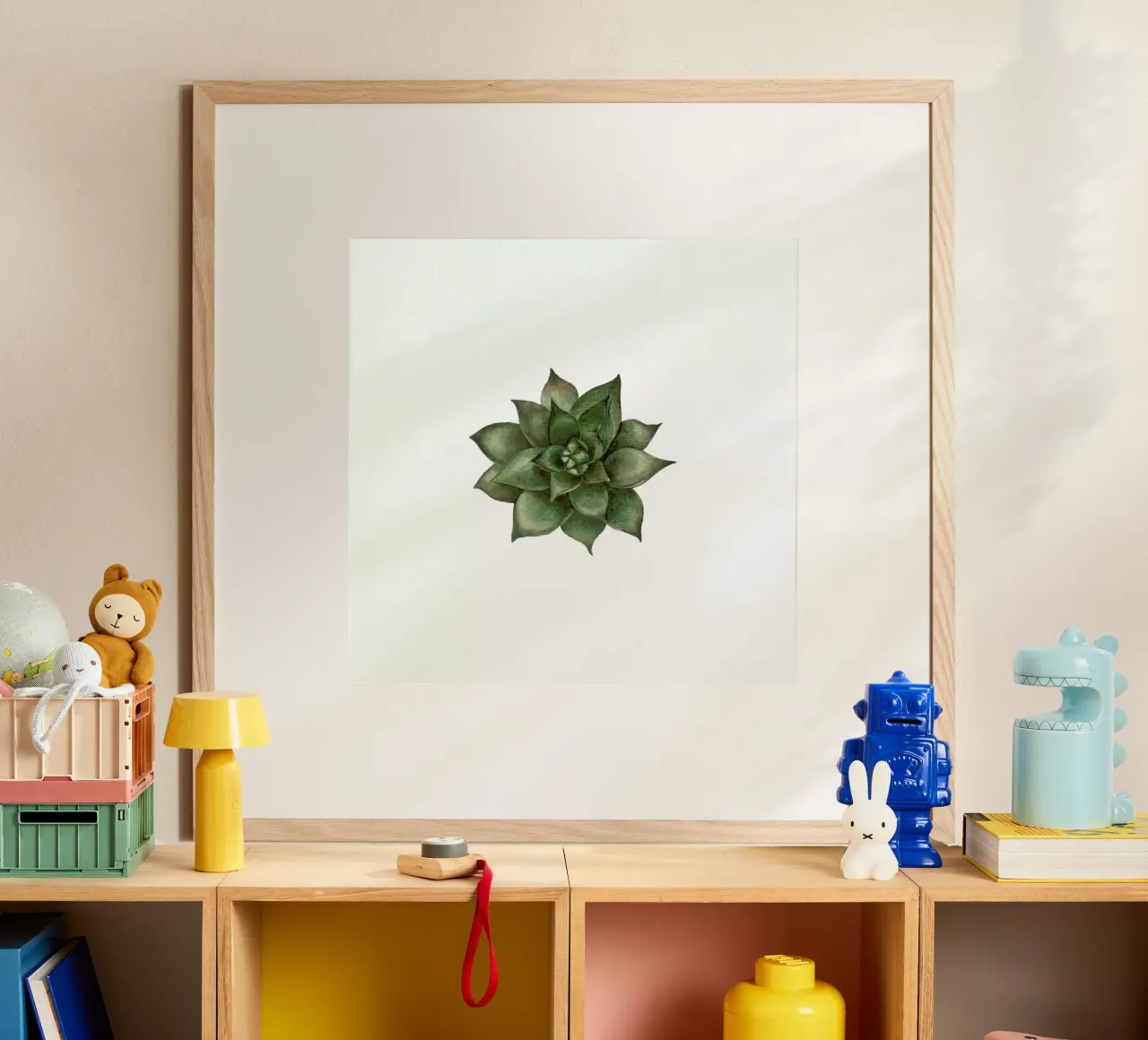 Cornflower 1 poster con telaio in legno da Maria Vdovichenko