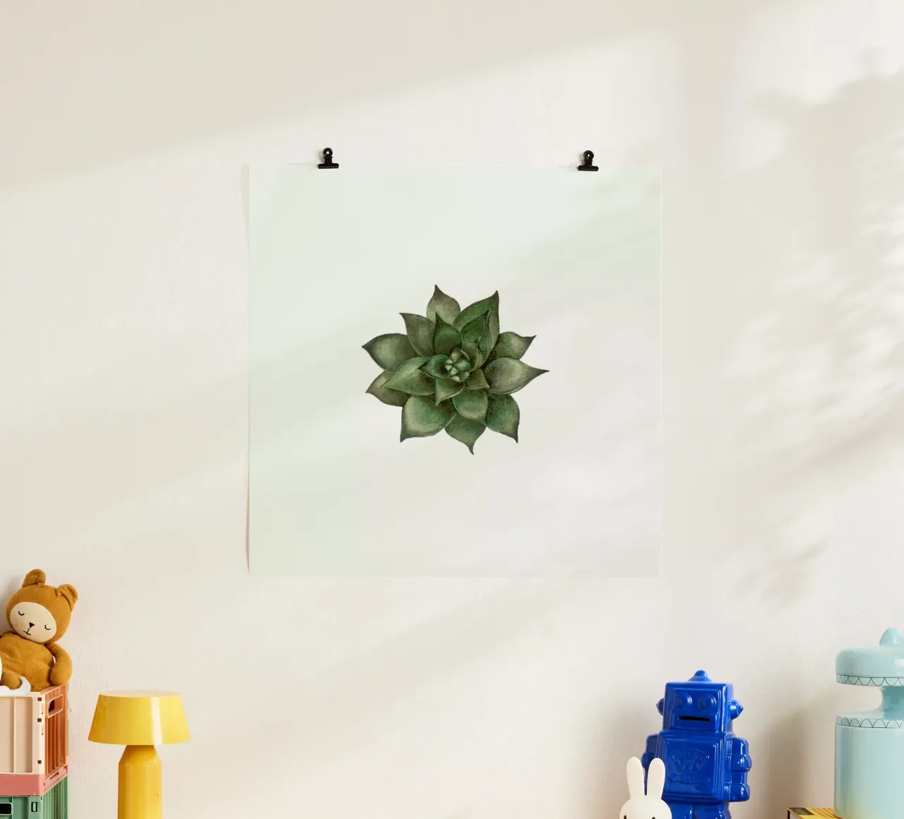 Cornflower 1 poster con telaio in legno da Maria Vdovichenko