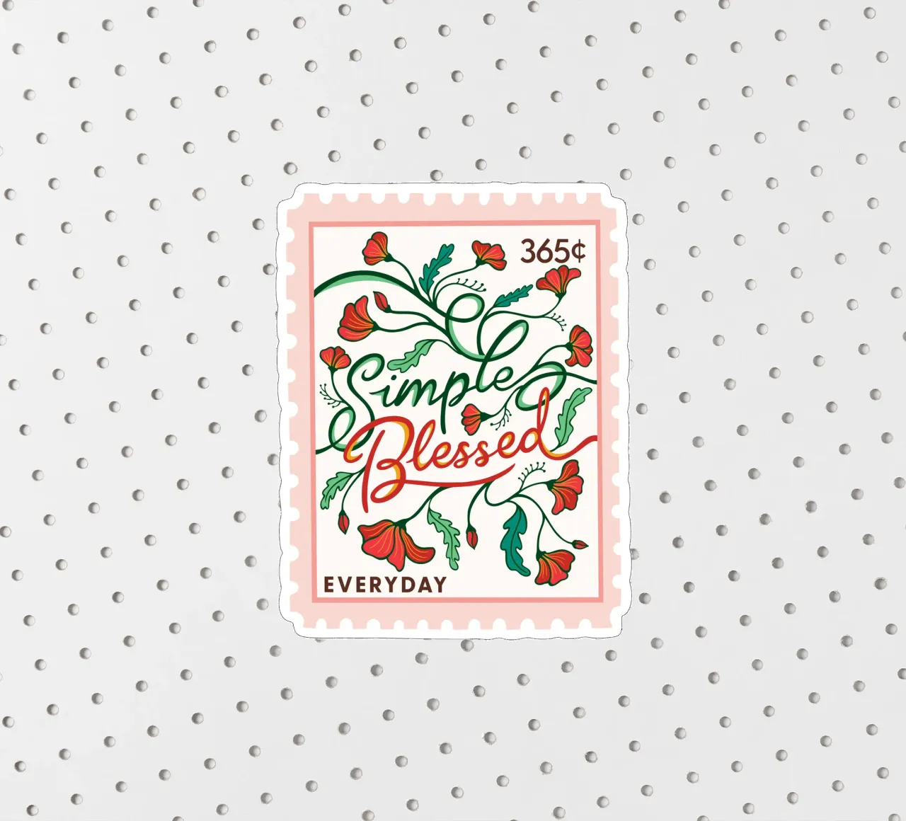 Simple Blessed - Collezione 365 giorni adesivo da easternspringco