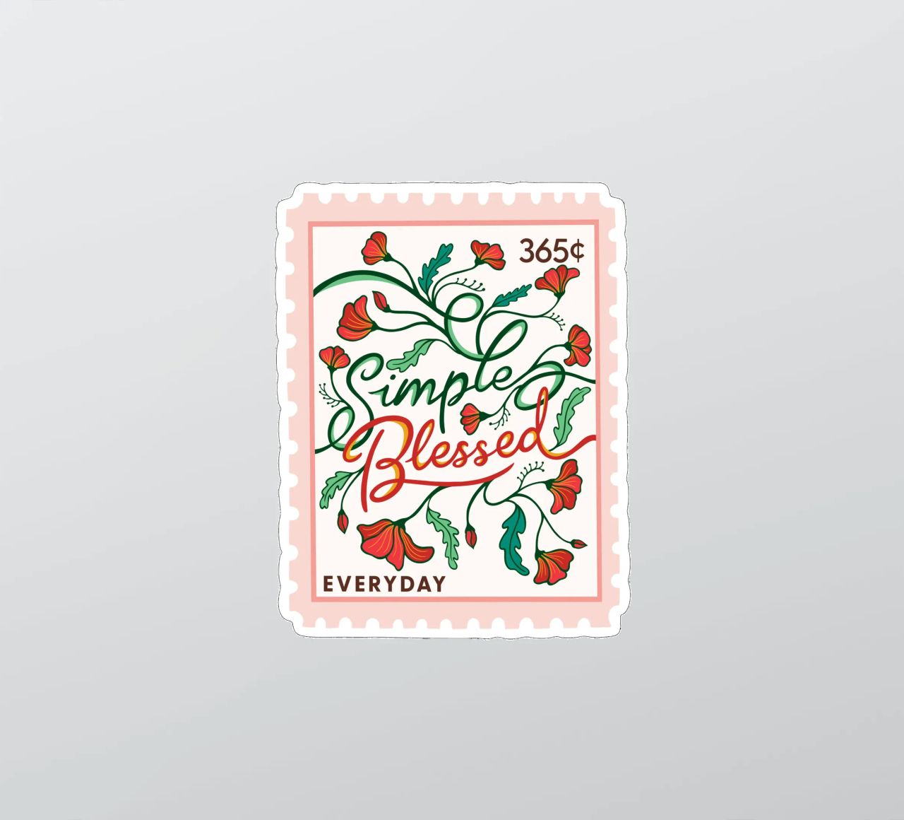 Simple Blessed - Collection 365 jours autocollant de easternspringco