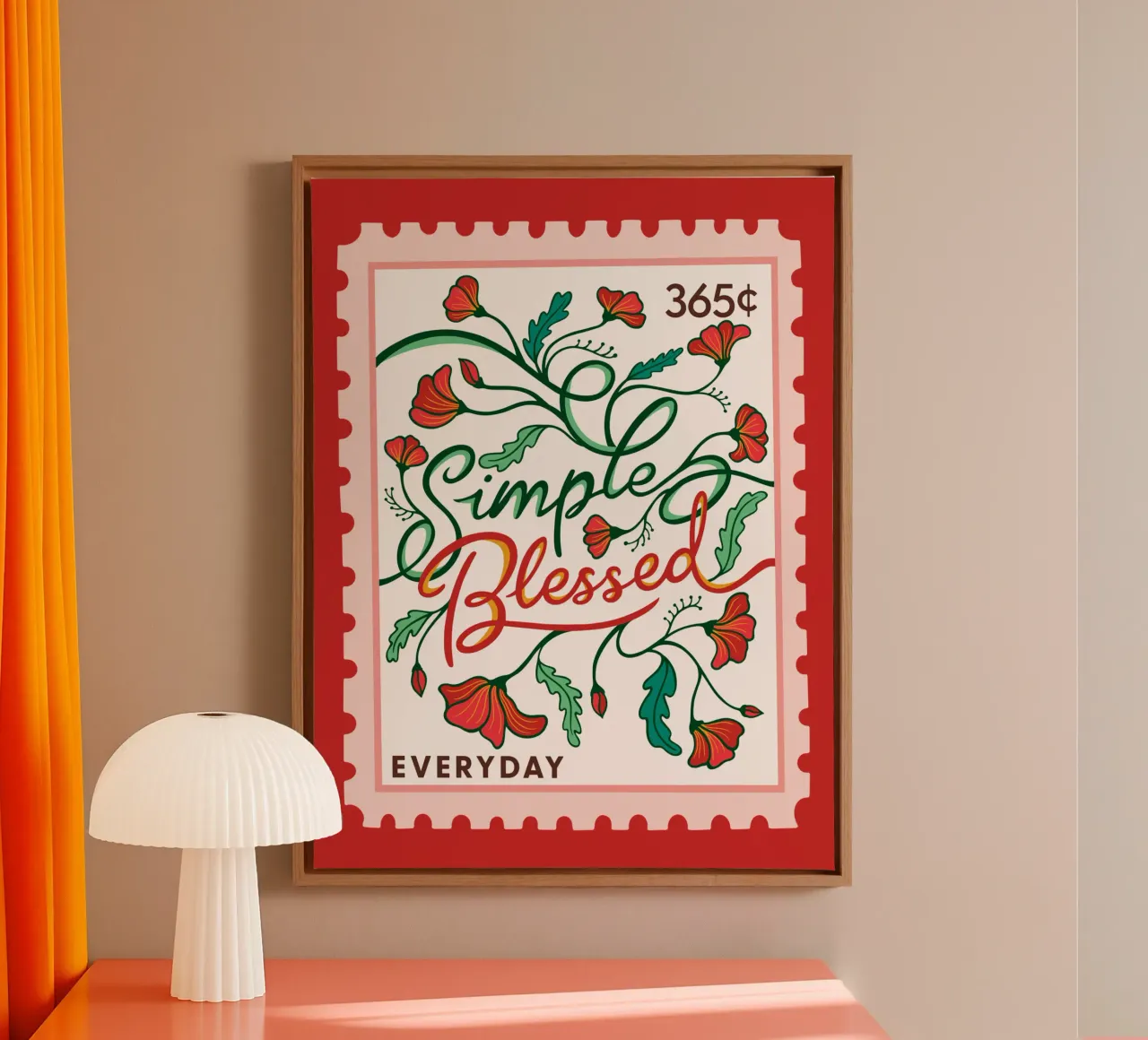 Simple Blessed - 365 Days collection canvas by easternspringco