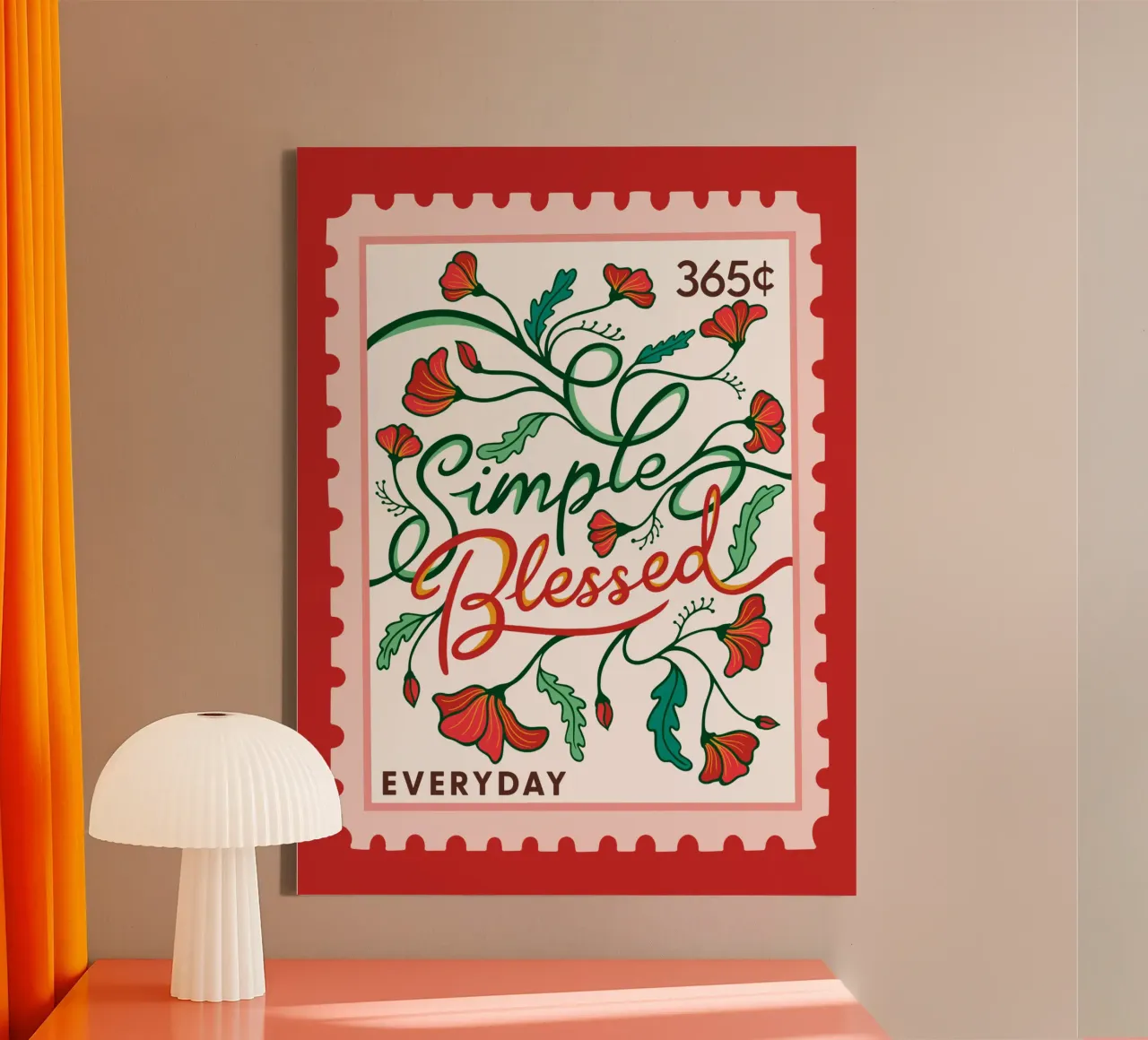 Simple Blessed - 365 Days collection canvas by easternspringco