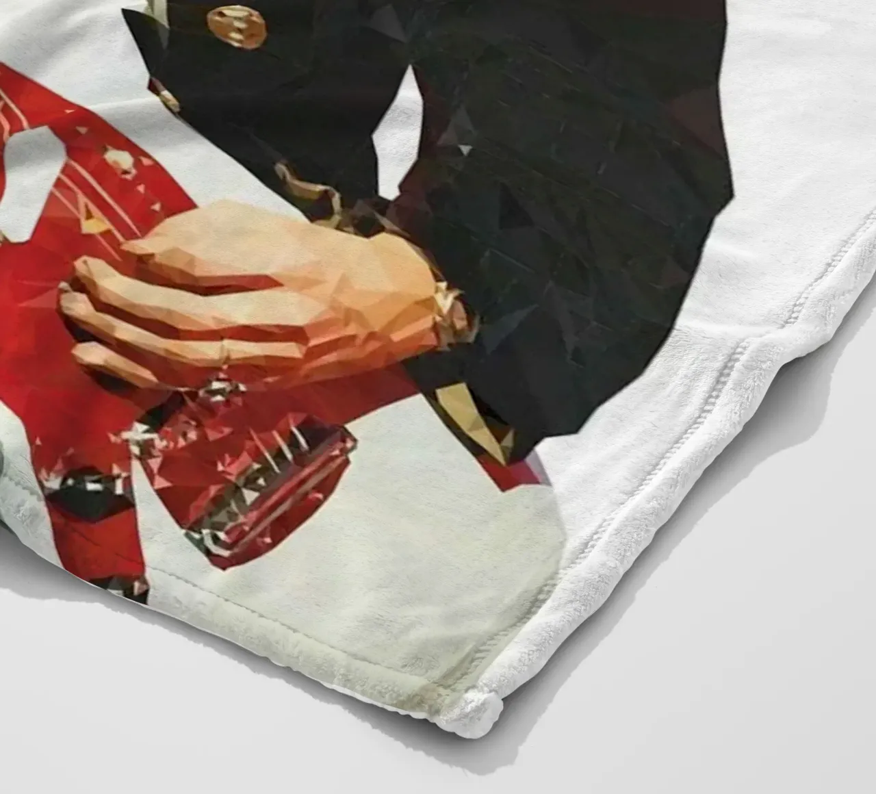Kurt Cobain Play Guitar and Smoking coperta in pile da avissta