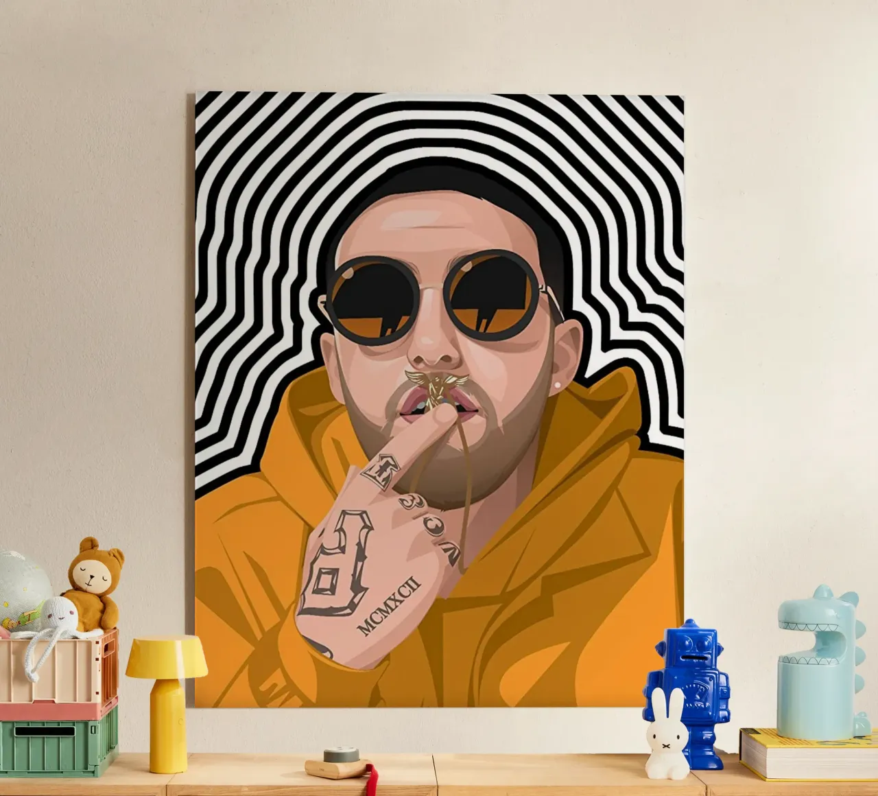 Mac Miller art metacrilato de avissta