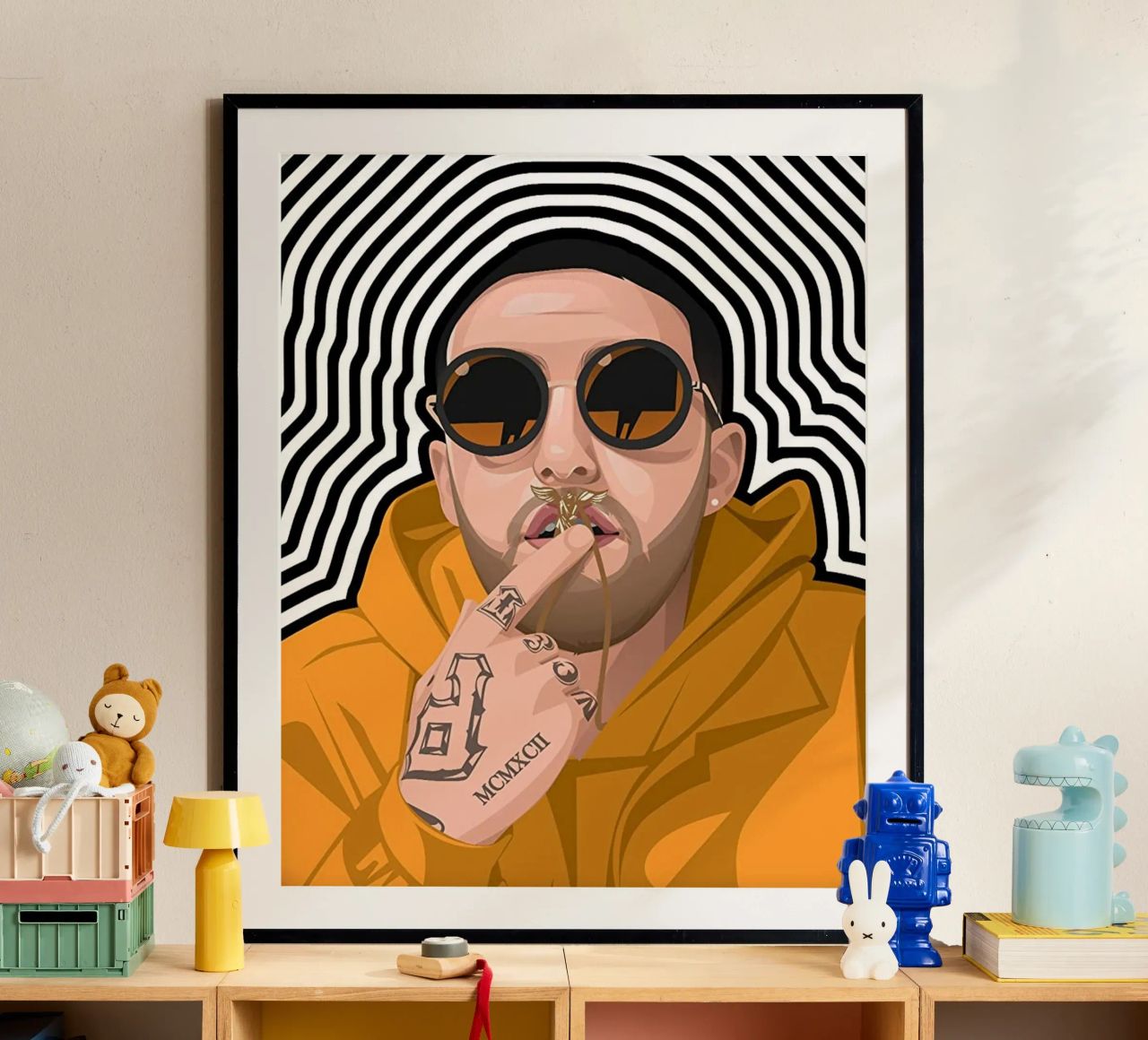 Mac Miller art poster by avissta