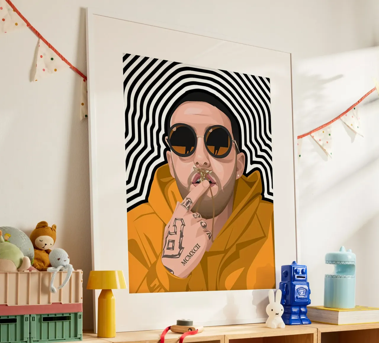 Mac Miller art carta hahnemühle da avissta
