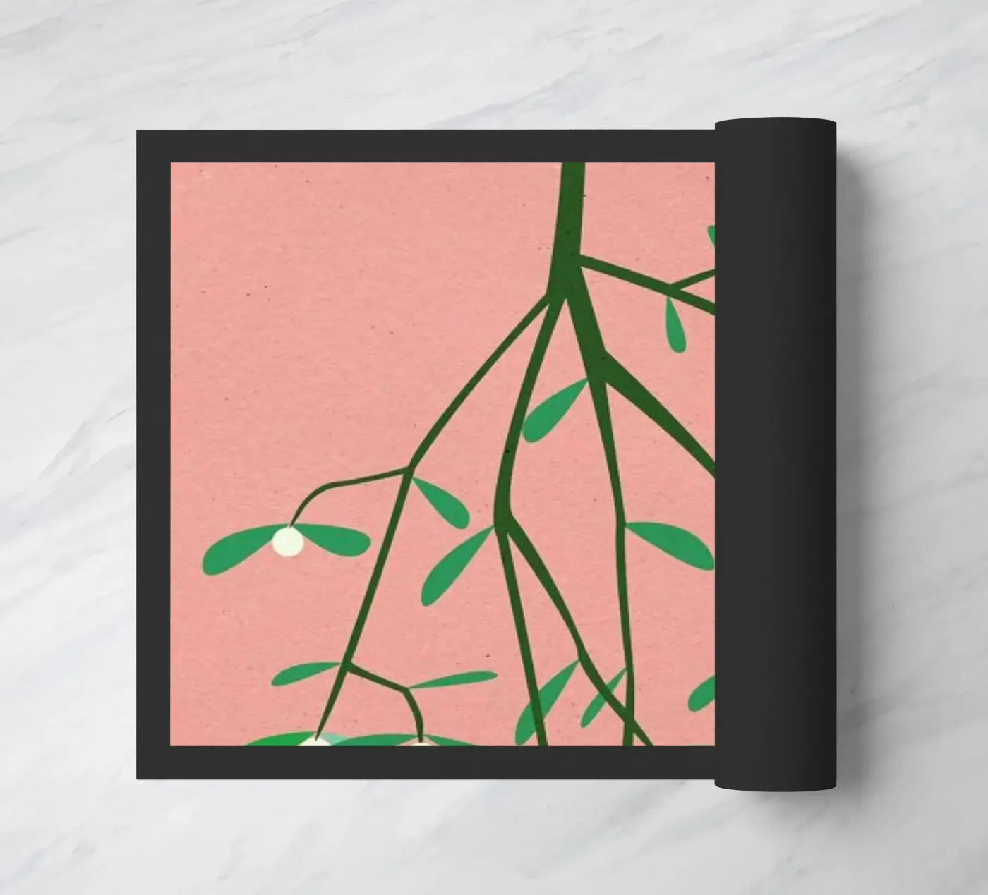 Mistletoe deurmat van Rosi Feist