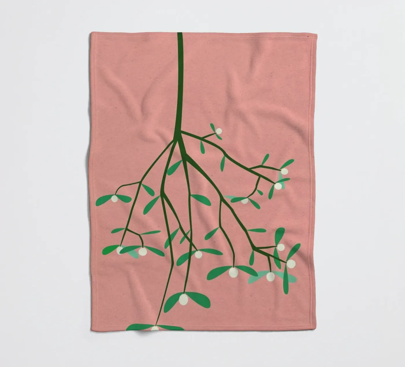 Mistletoe Fleecedecke von Rosi Feist