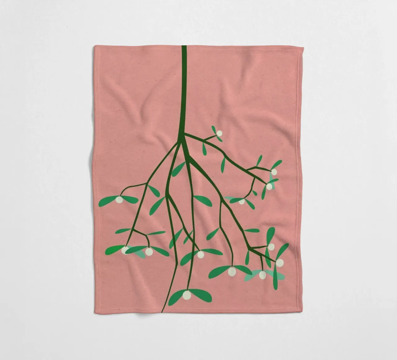 Mistletoe fleecedeken van Rosi Feist