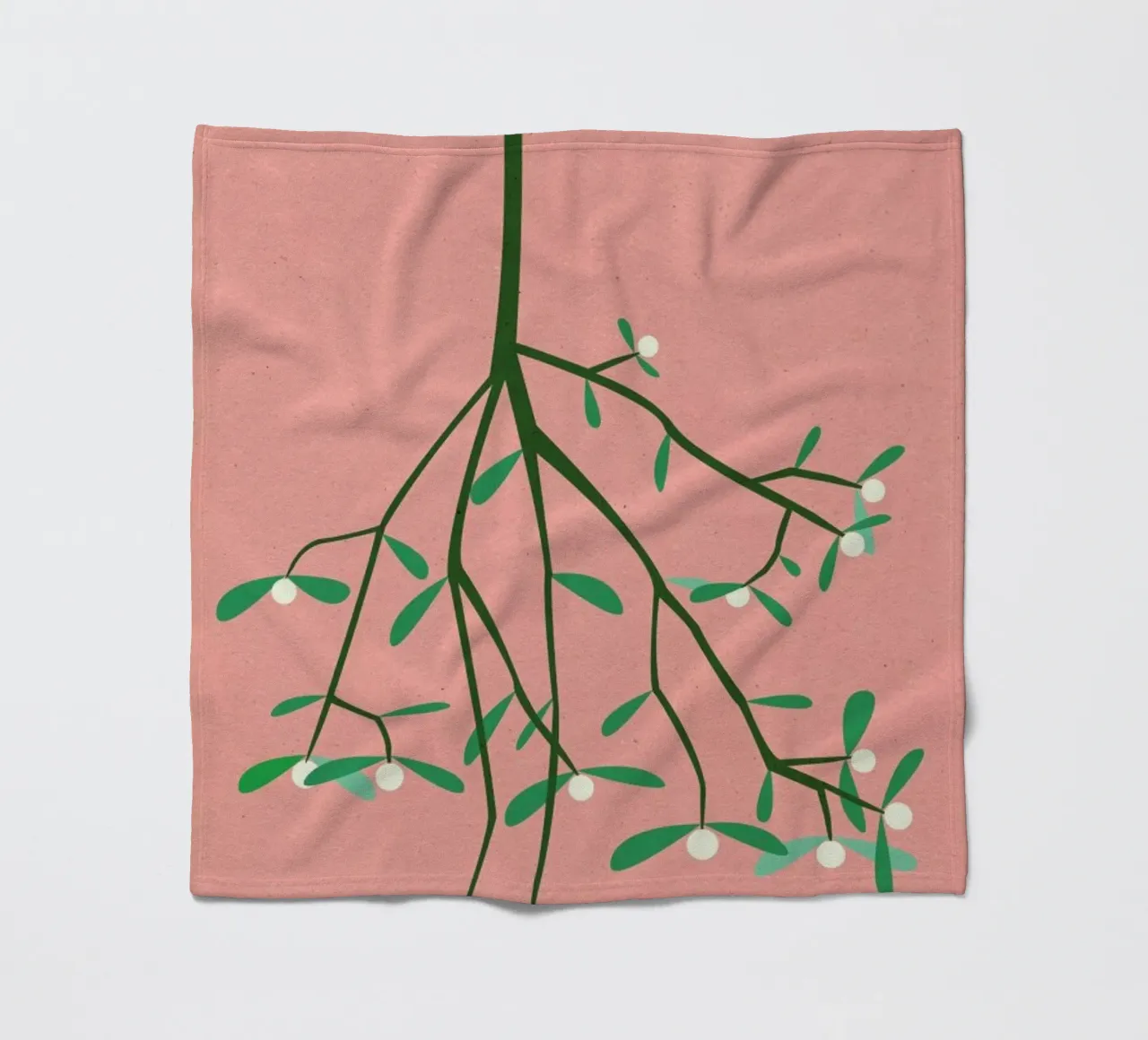 Mistletoe fleecedeken van Rosi Feist