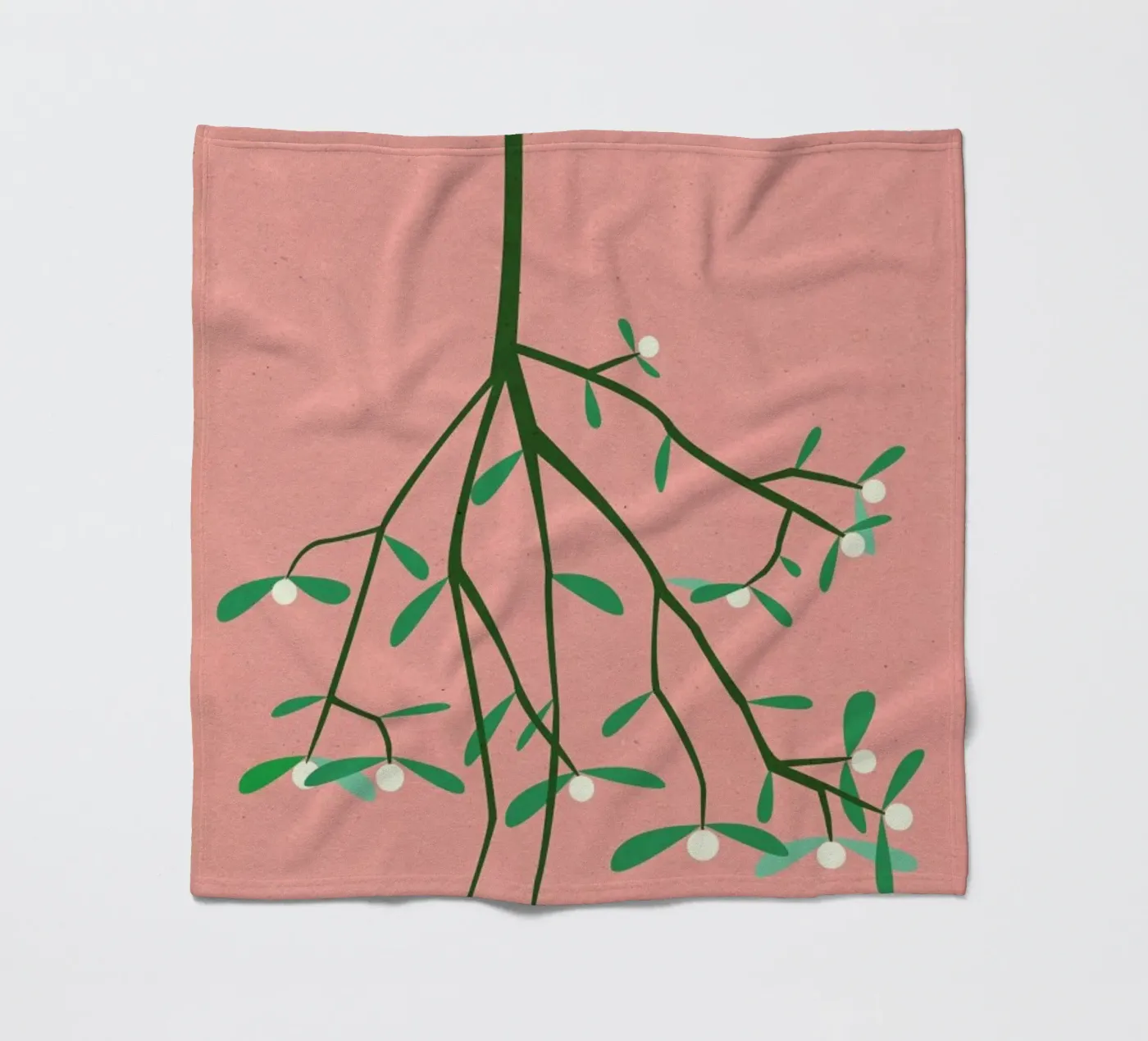 Mistletoe fleecedeken van Rosi Feist