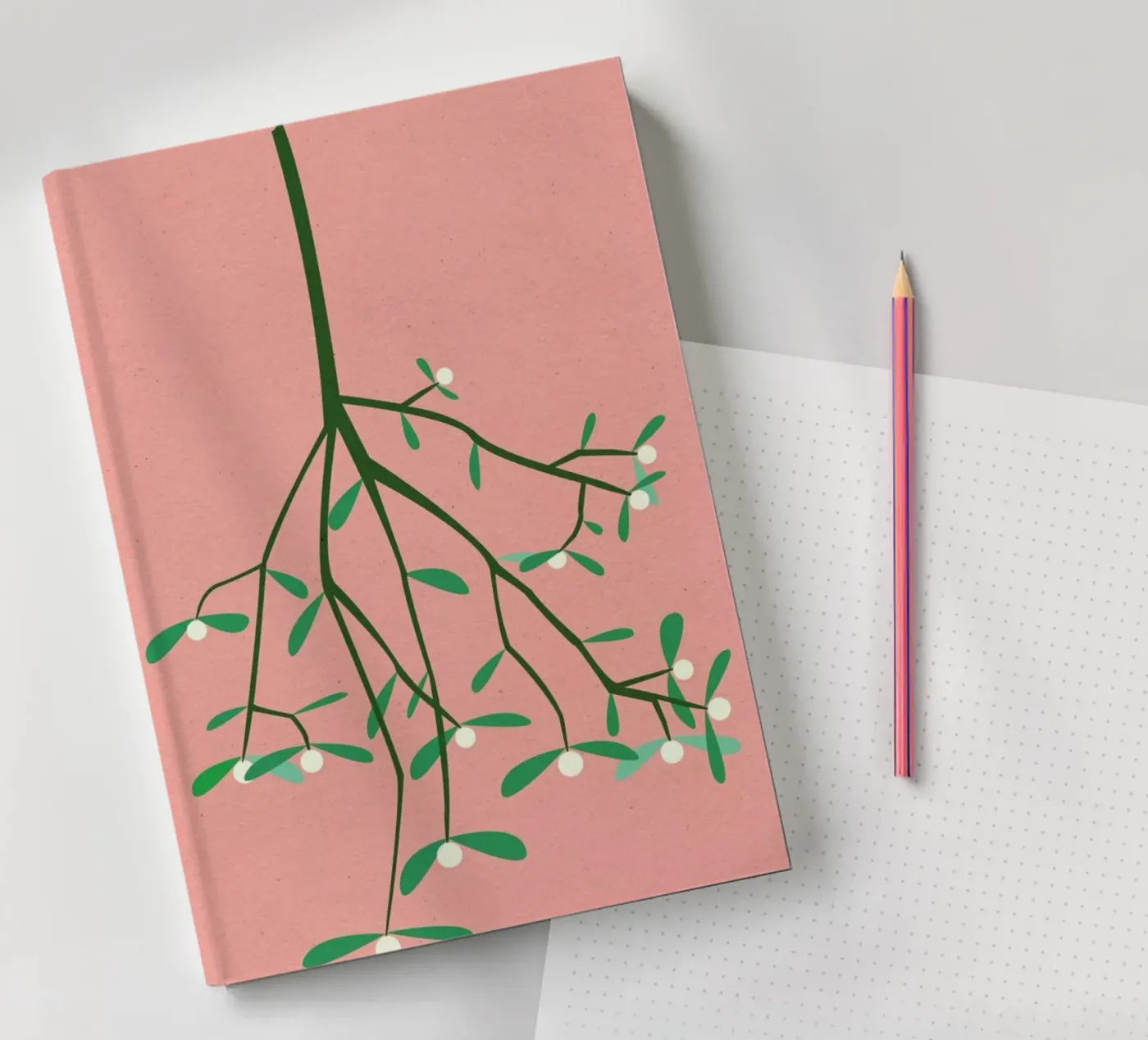 Mistletoe notebook by Rosi Feist
