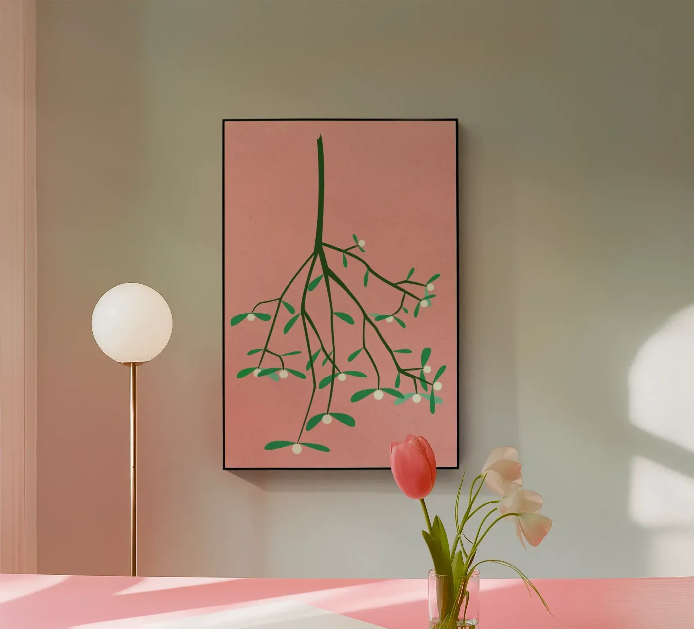 Mistletoe Acryl-Glas von Rosi Feist
