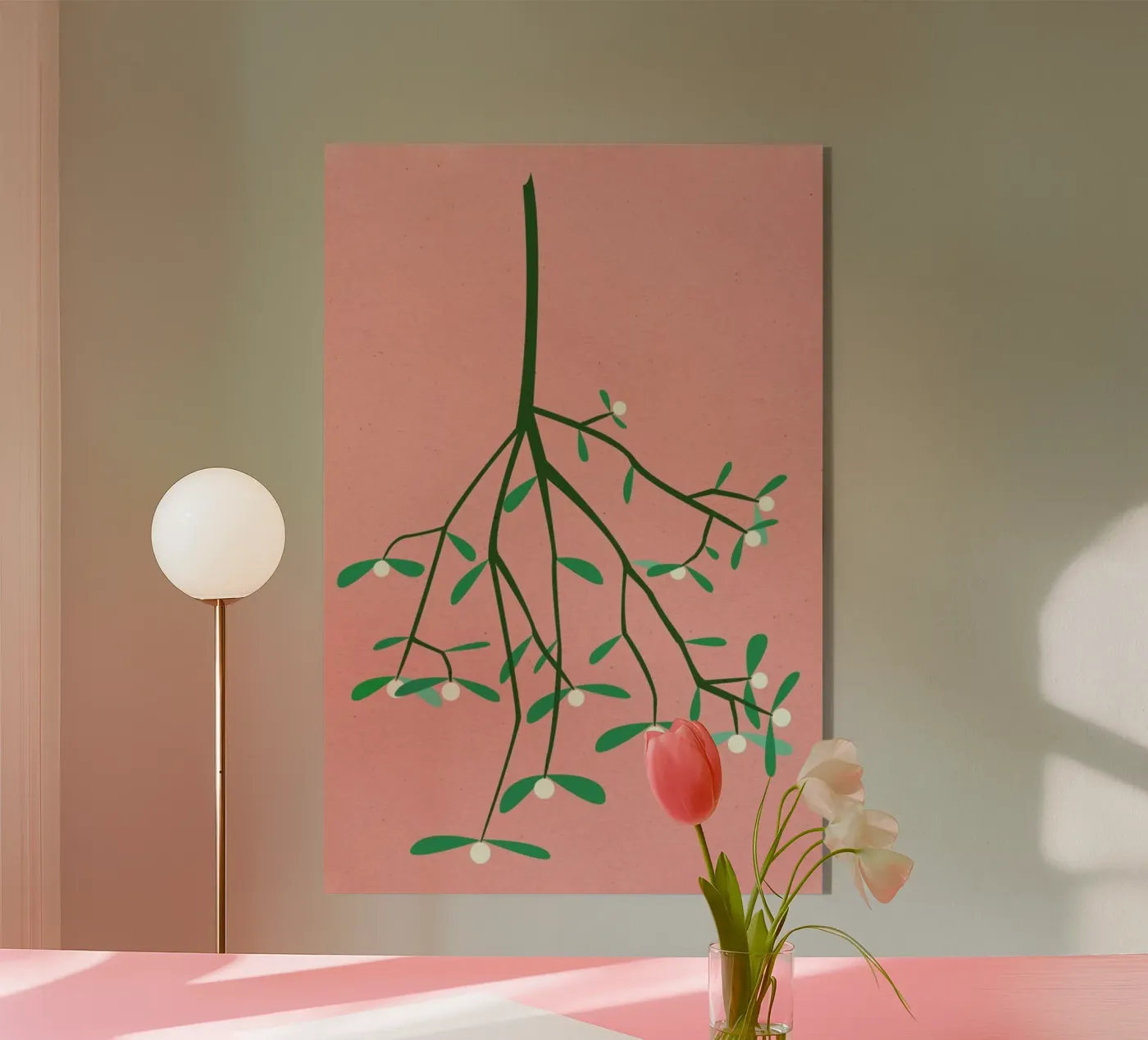 Mistletoe Acryl-Glas von Rosi Feist