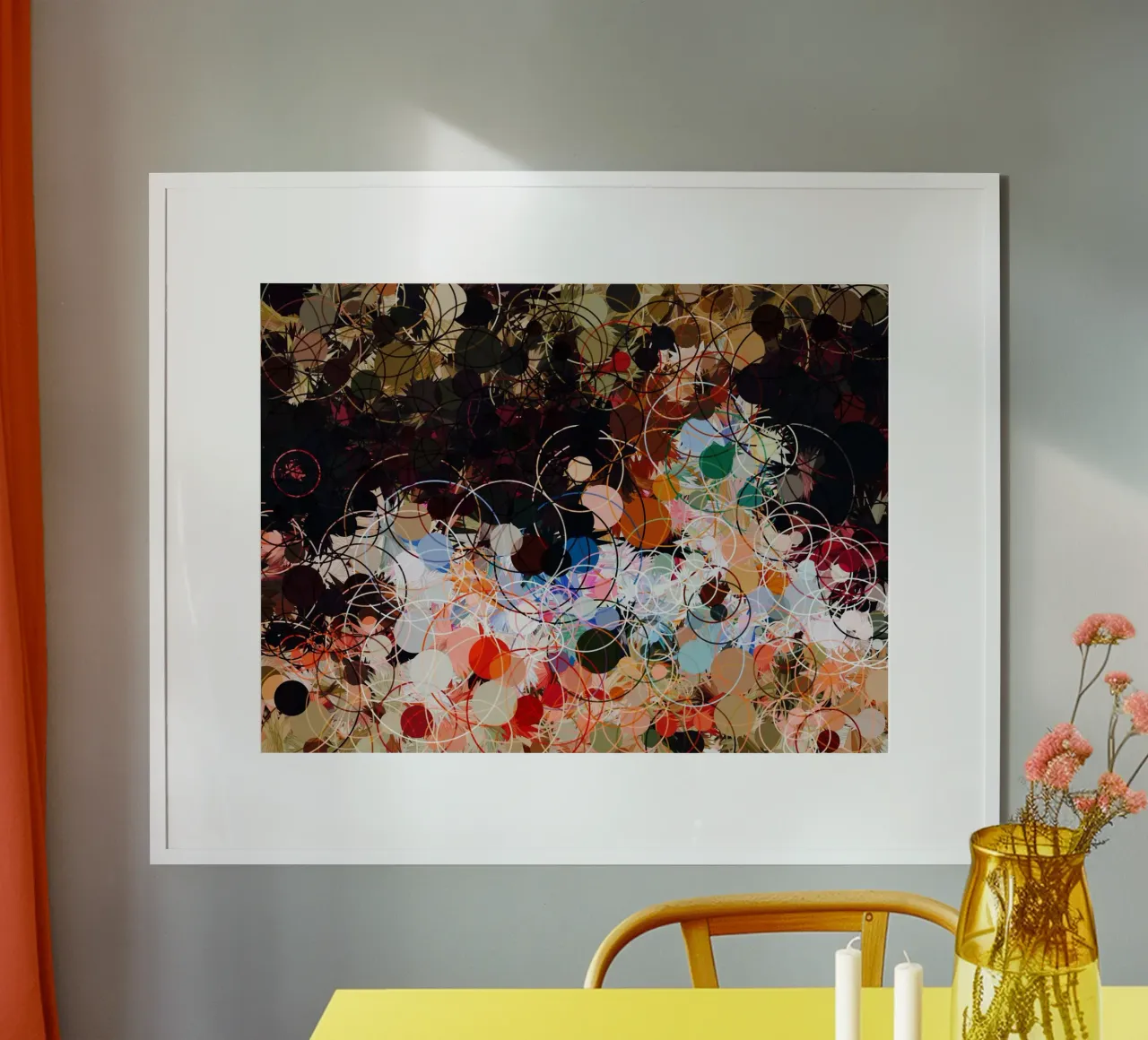 Contemporary Abstract poster con telaio in alluminio da Artsy Bessy