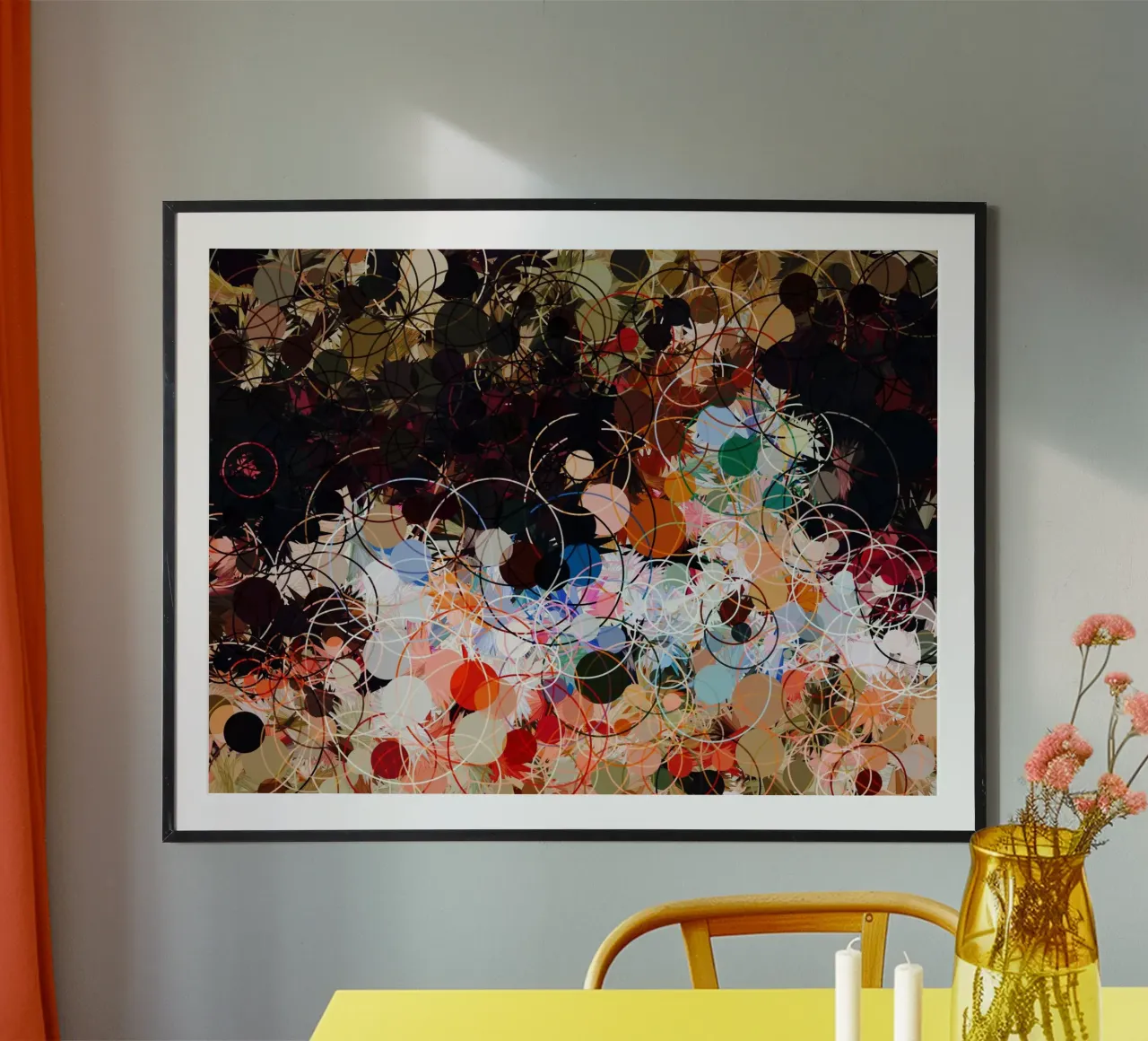 Contemporary Abstract poster con telaio in alluminio da Artsy Bessy