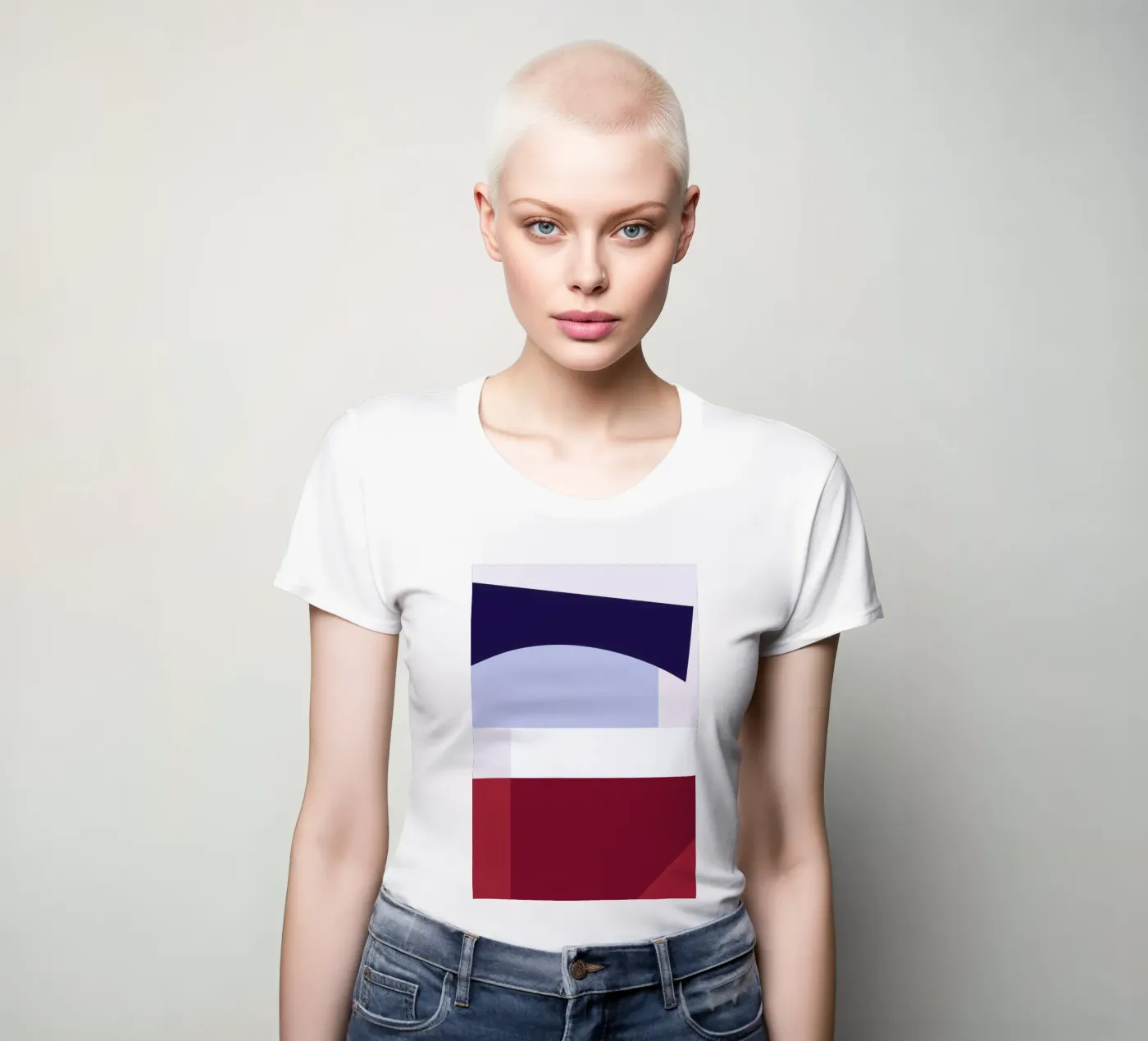 Structure 2 t-shirt da donna da Jonathan Lawes