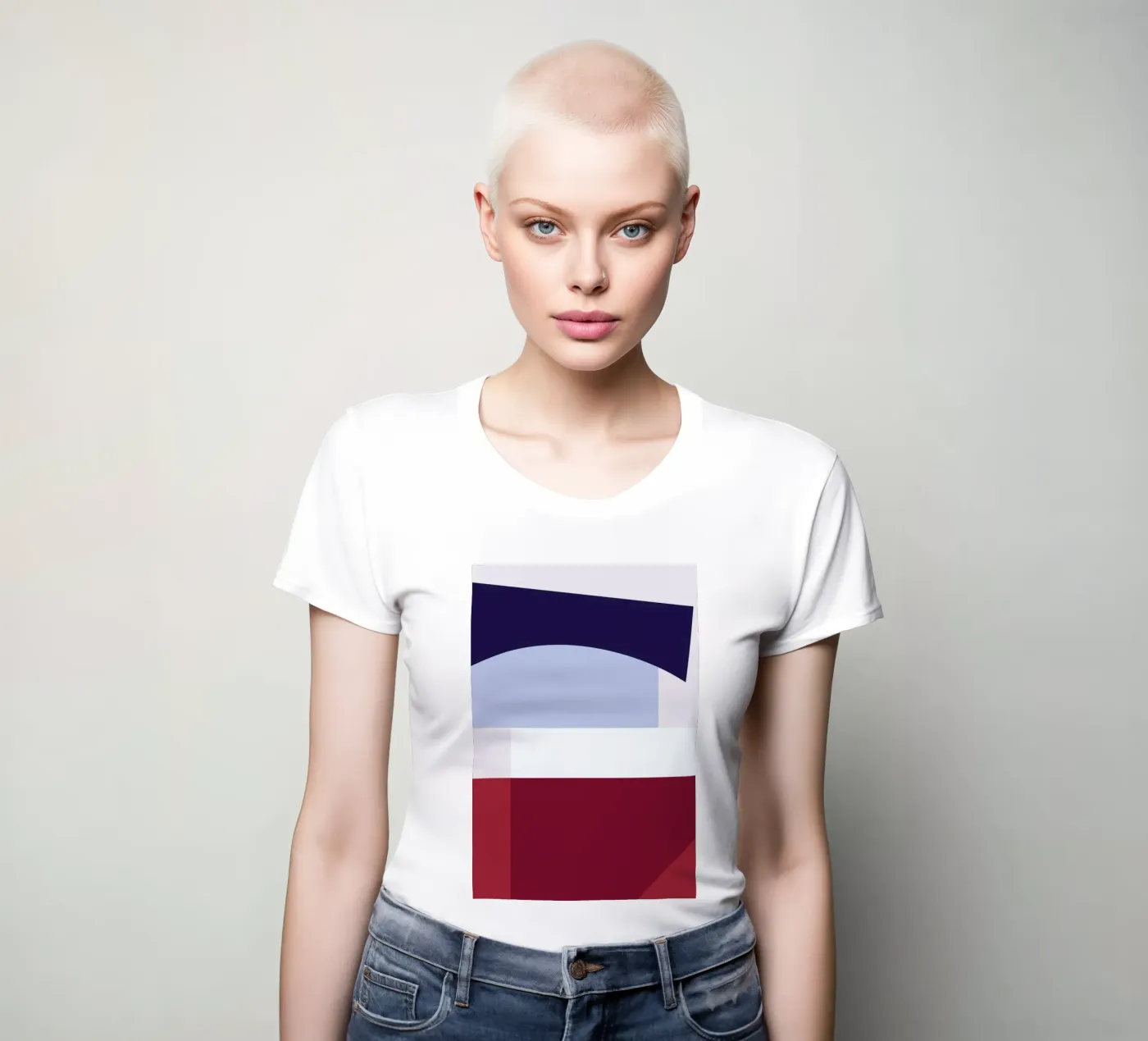 Structure 2 t-shirt da donna da Jonathan Lawes