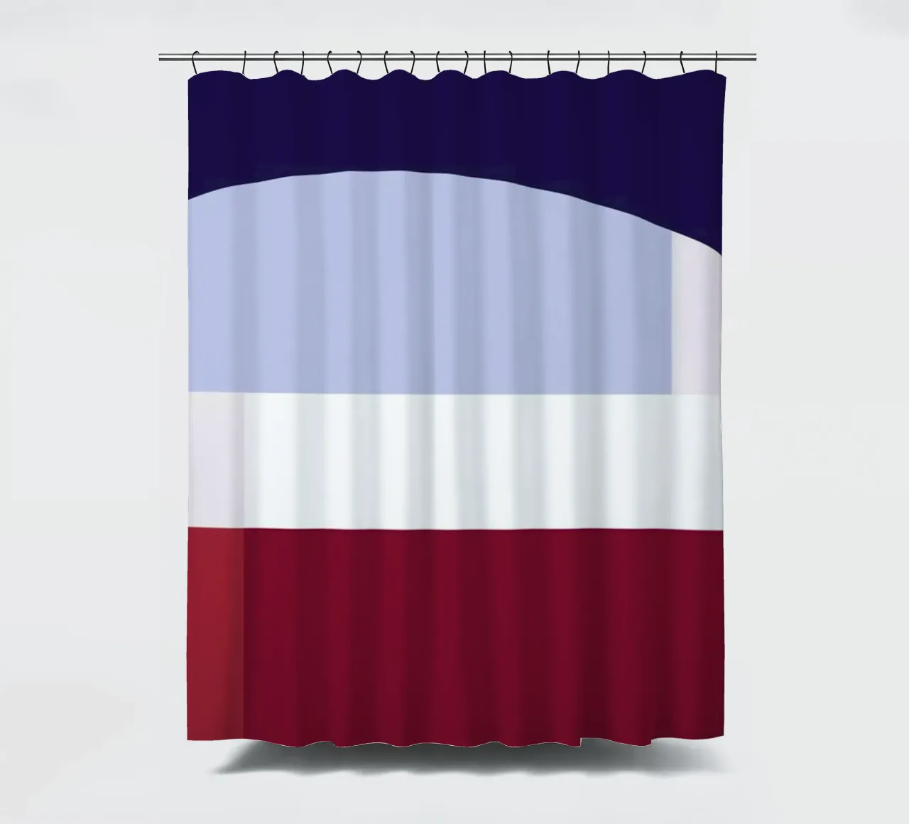 Structure 2 douchegordijn van Jonathan Lawes