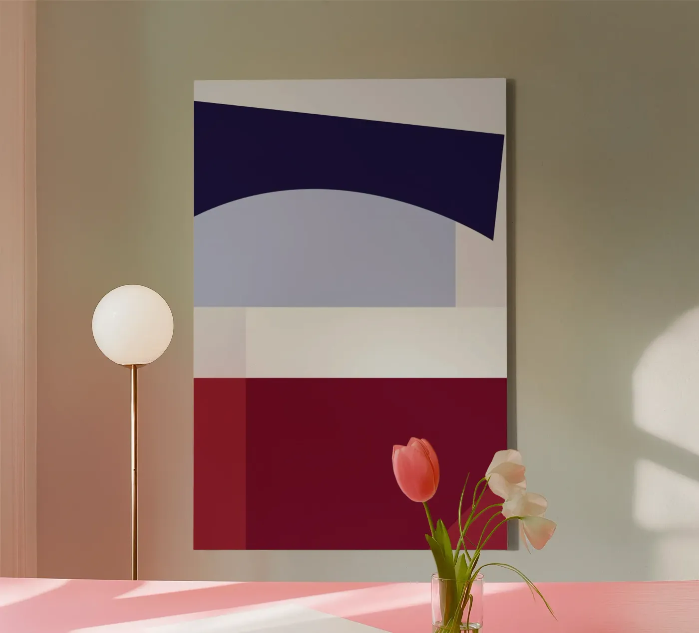 Structure 2 canvas van Jonathan Lawes