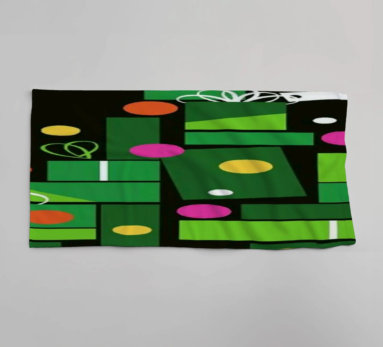 Tree Of Gifts towel by Bo Lundberg