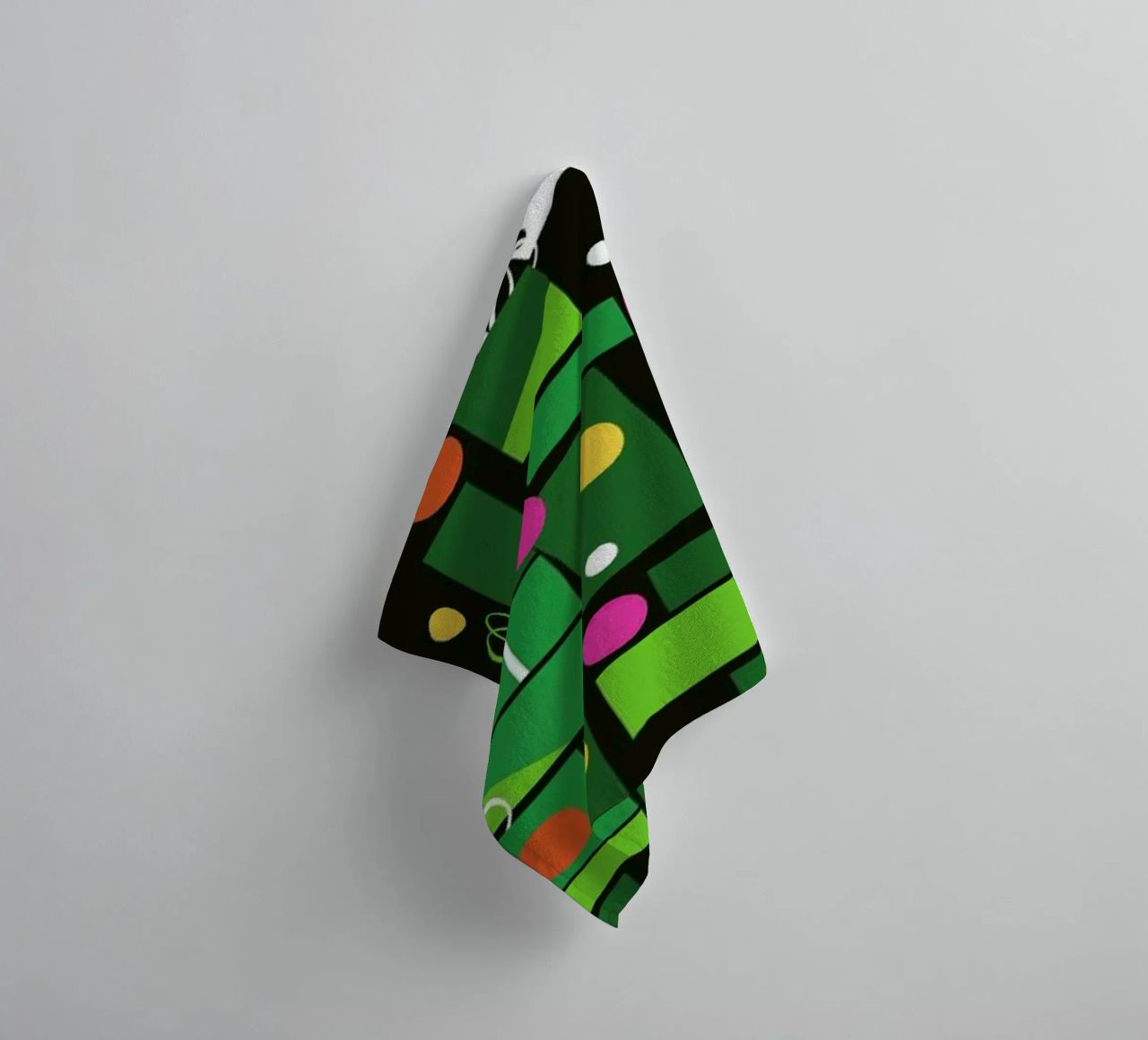 Tree Of Gifts towel by Bo Lundberg