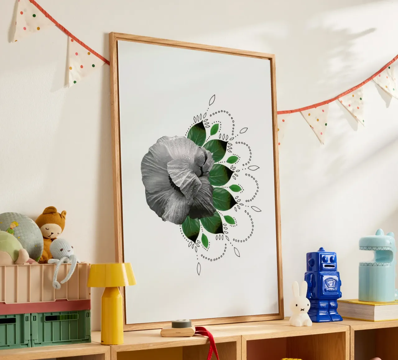 Flower Collage plexiglass da Miles of Light