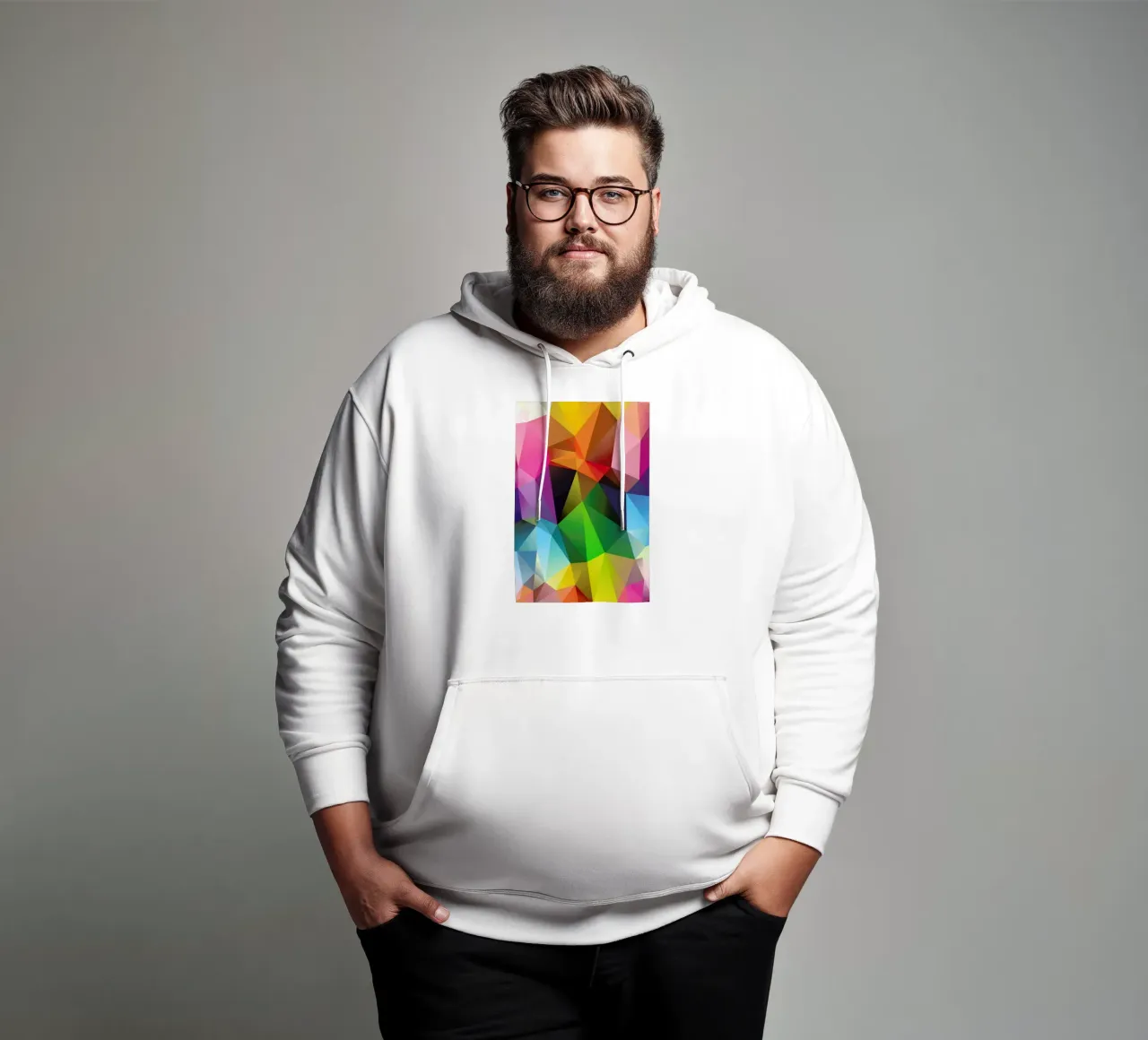 Geometric View sudadera con capucha de Three Of The Possessed