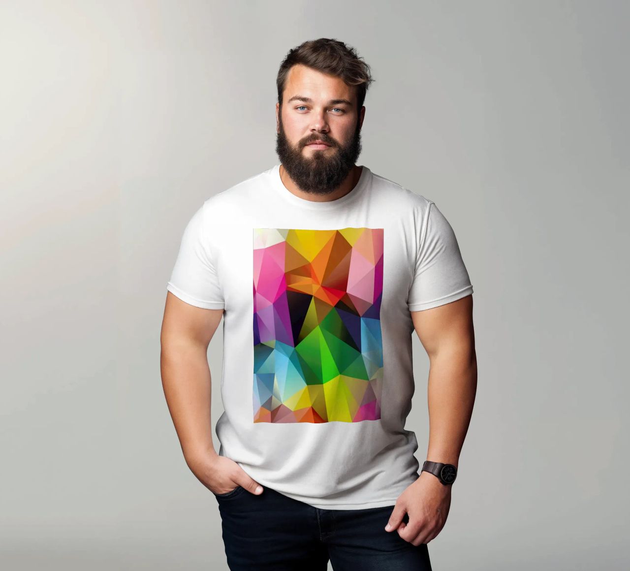 Geometric View t-shirt da Three Of The Possessed