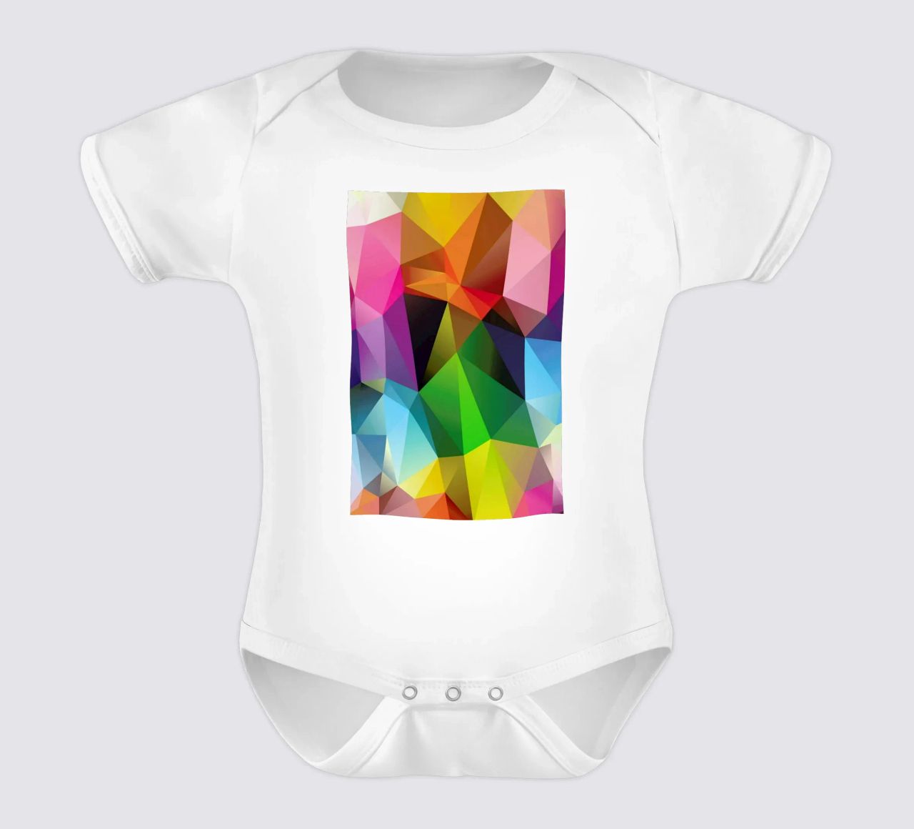 Geometric View body neonato maniche corte da Three Of The Possessed
