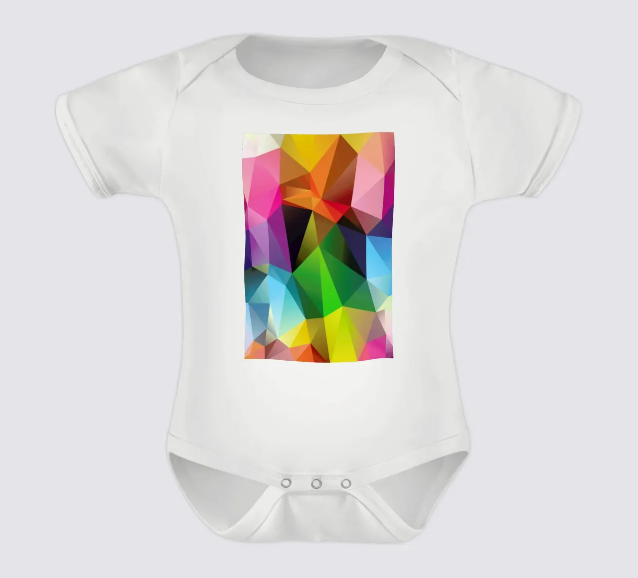 Geometric View body neonato maniche corte da Three Of The Possessed