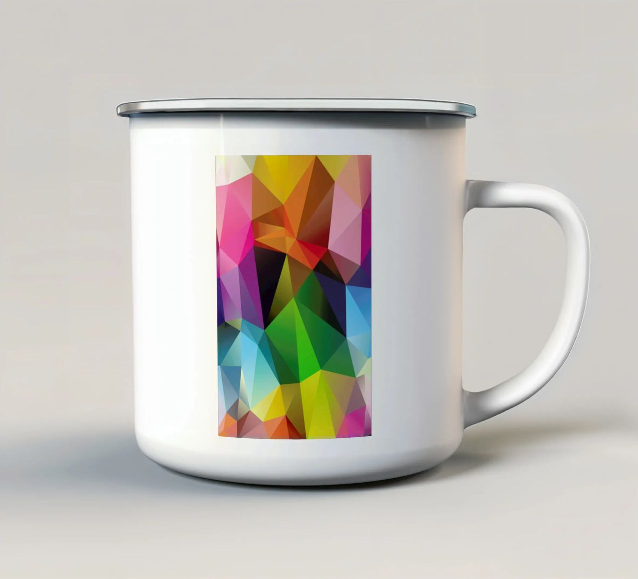Geometric View tazza in smalto da Three Of The Possessed