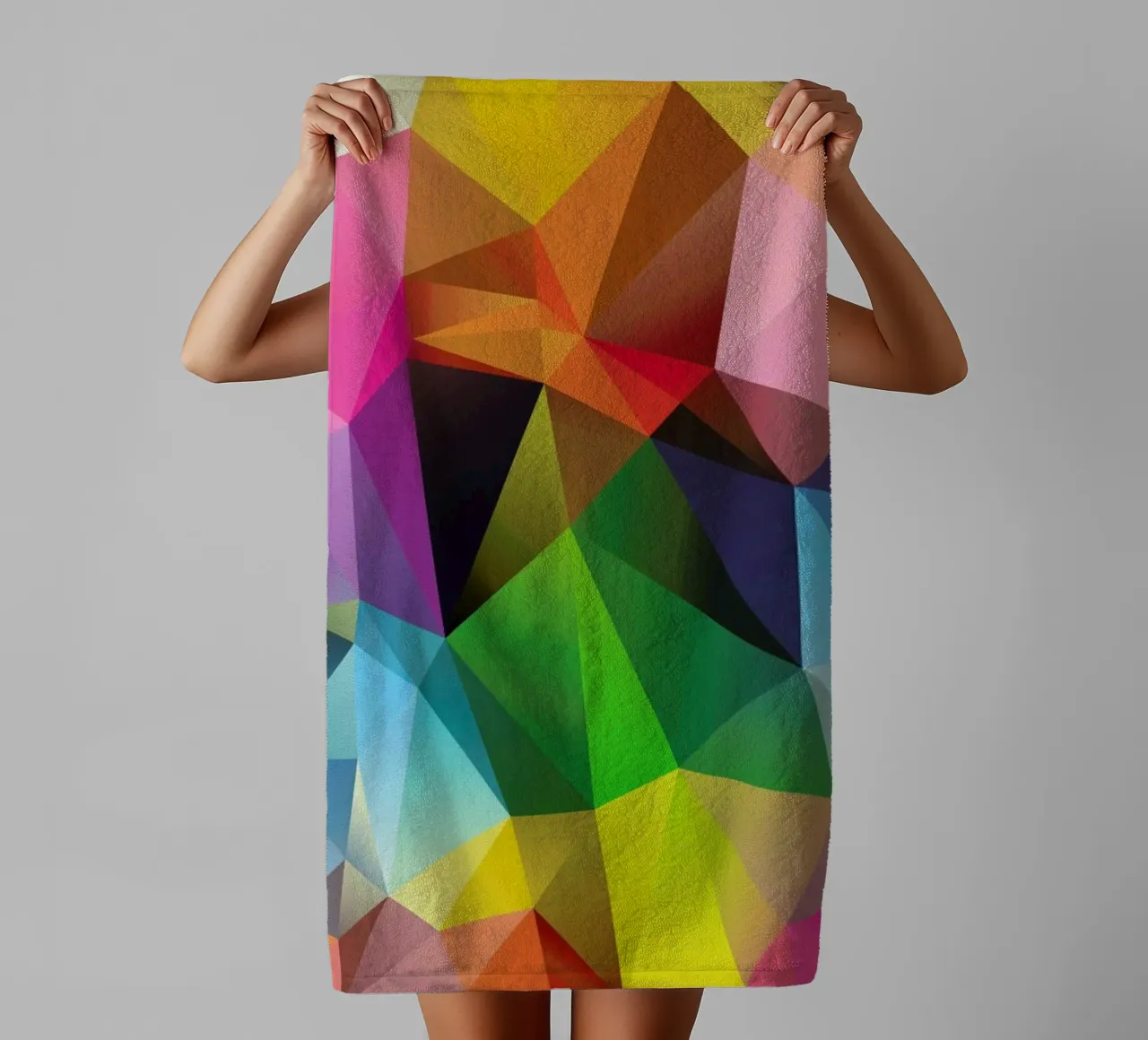 Geometric View towel by Three Of The Possessed