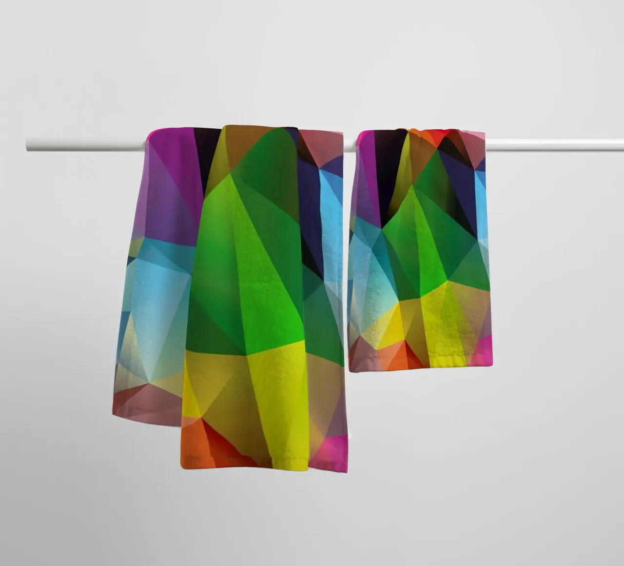 Geometric View asciugamano da bagno da Three Of The Possessed