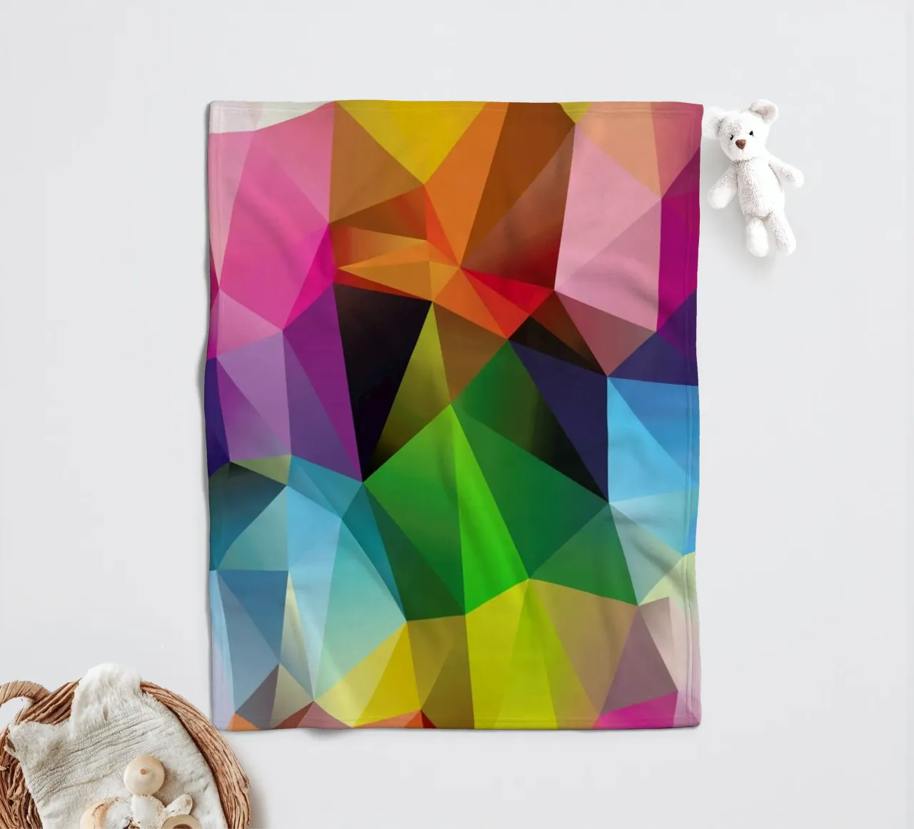 Geometric View Fleecedecke von Three Of The Possessed