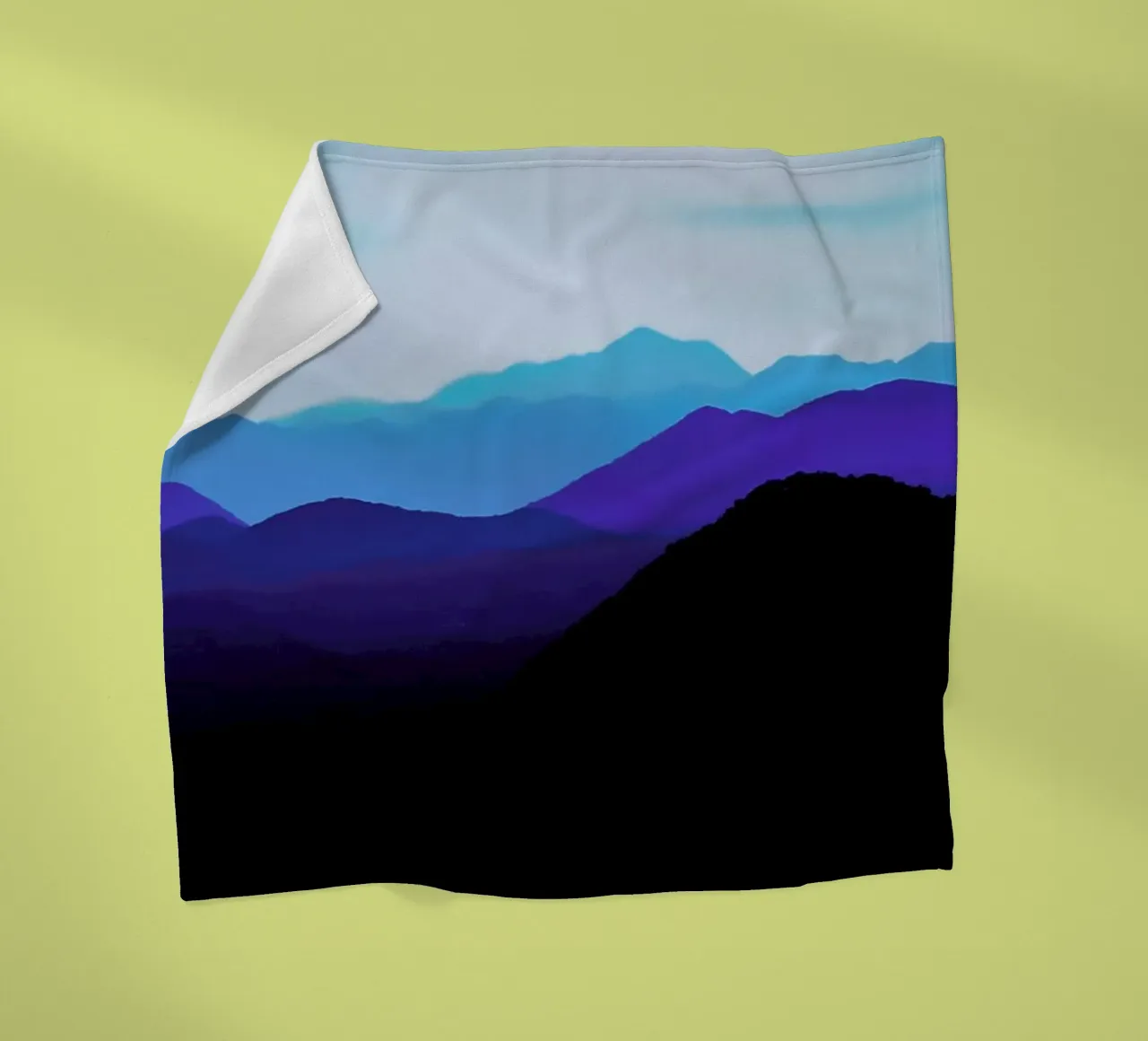 Blue Mountain Range coperta in pile da Babett Schultze