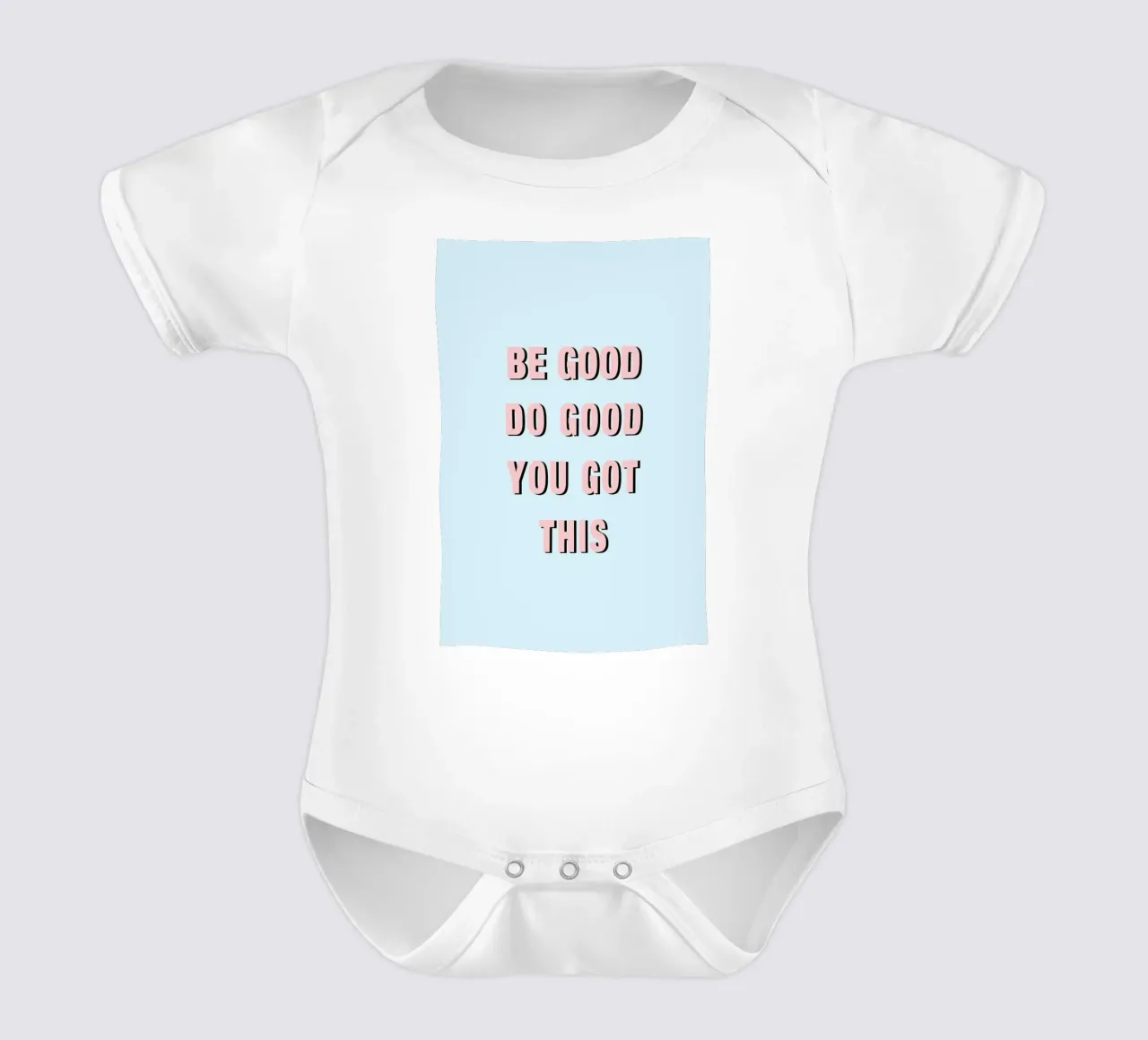 Be Good Do Good babyrompertje korte mouwen van Vasare Nar