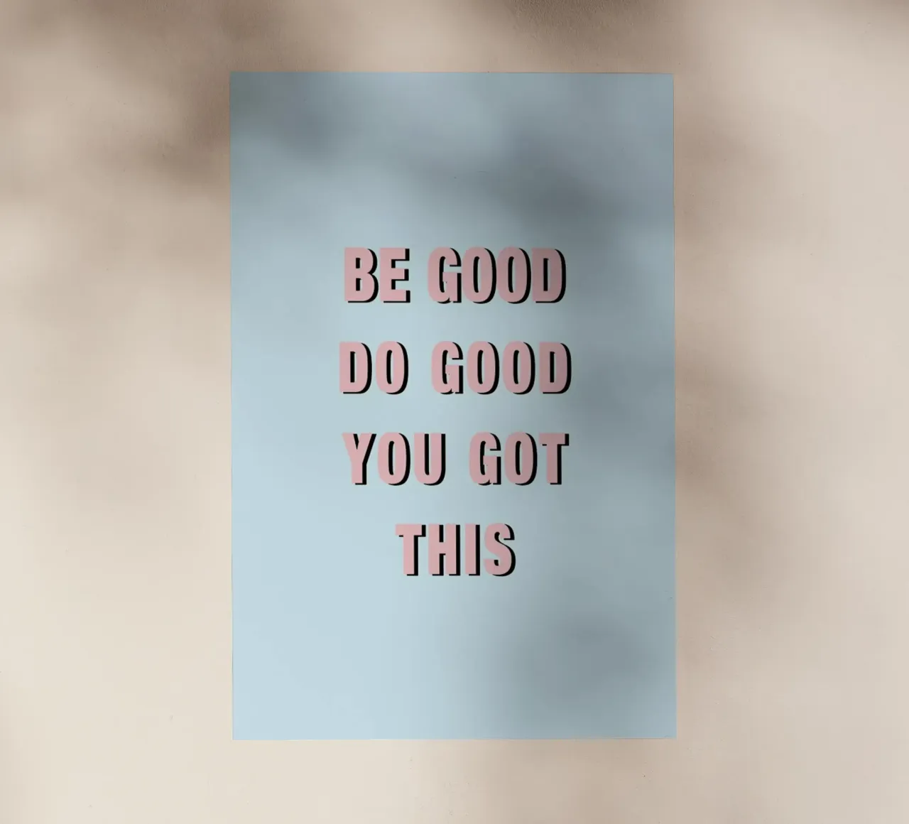 Be Good Do Good pellicola backlit da Vasare Nar