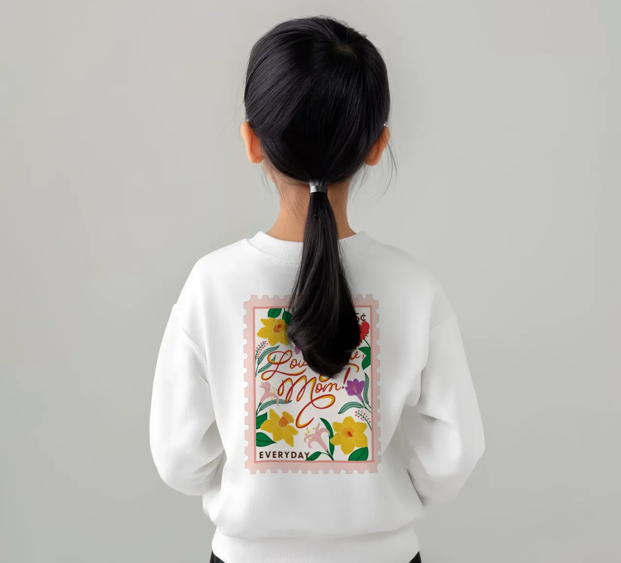 Ti amo, mamma! - Collezione 365 giorni felpa bambino da easternspringco