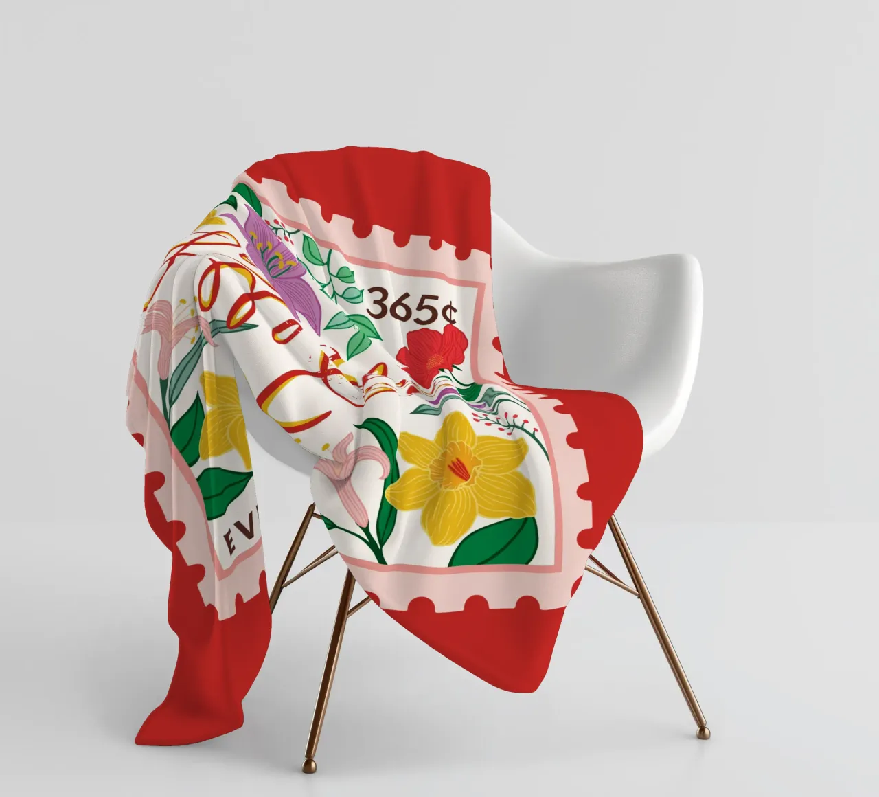 ¡Te quiero, mamá! - Colección 365 días manta de franela de easternspringco