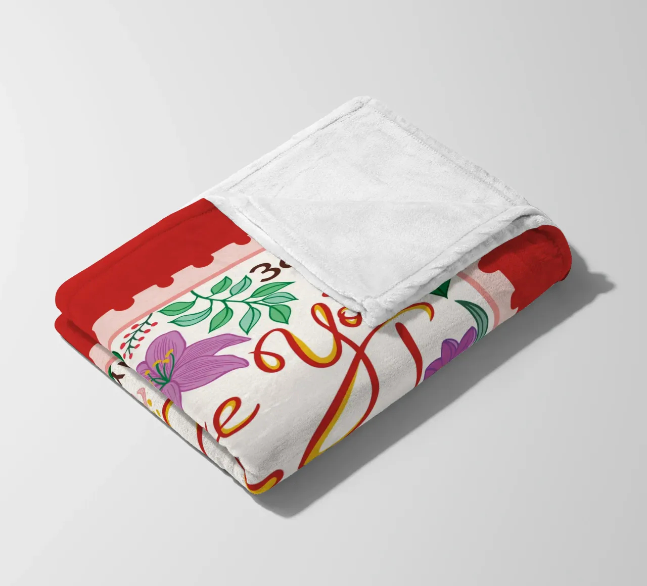 ¡Te quiero, mamá! - Colección 365 días manta de franela de easternspringco