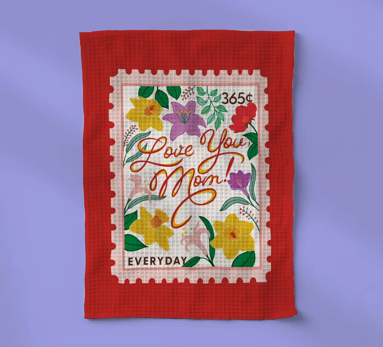Je t'aime, maman ! - Collection 365 jours torchon de easternspringco